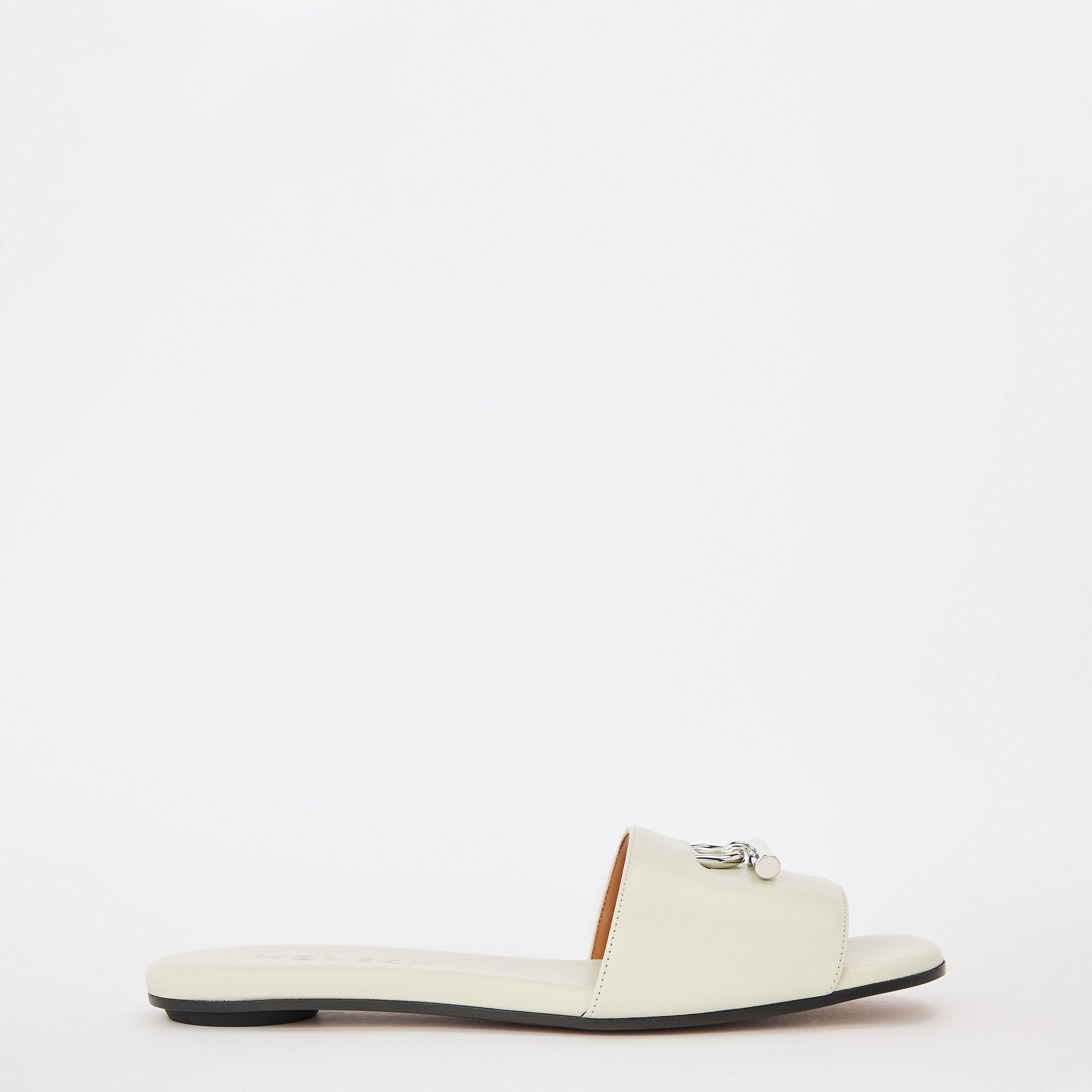 【ALEXANDER MCQUEEN】アレックスレザー SLDR LD52 Alexander McQueen | Alex Leather Sldr Ld52 | Flat Sandals