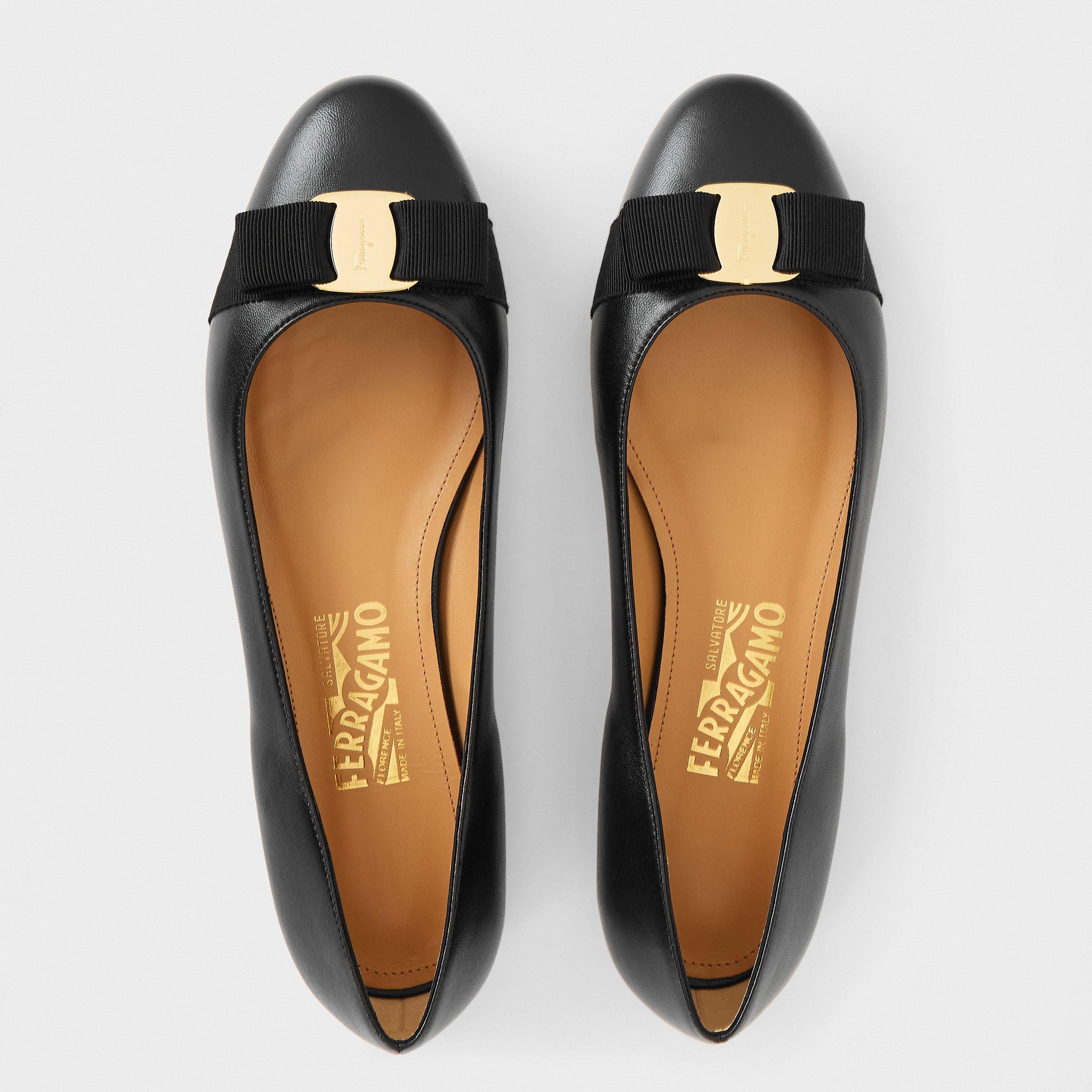 Nero - Ferragamo - Women's Ballet Pumps - 5