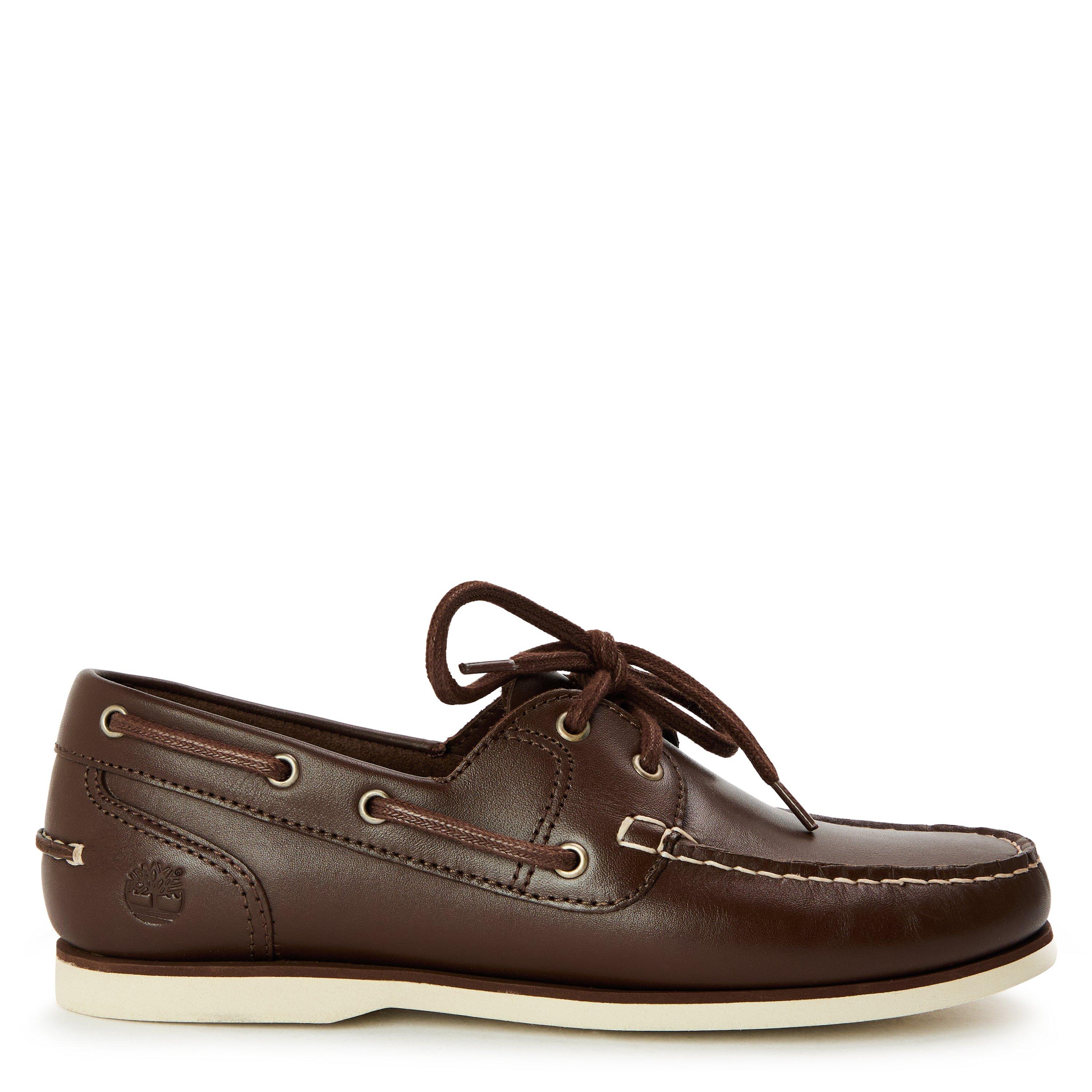 Medium Bruin - Timberland - Women's Classic Medium Beige Boat Shoes - 1