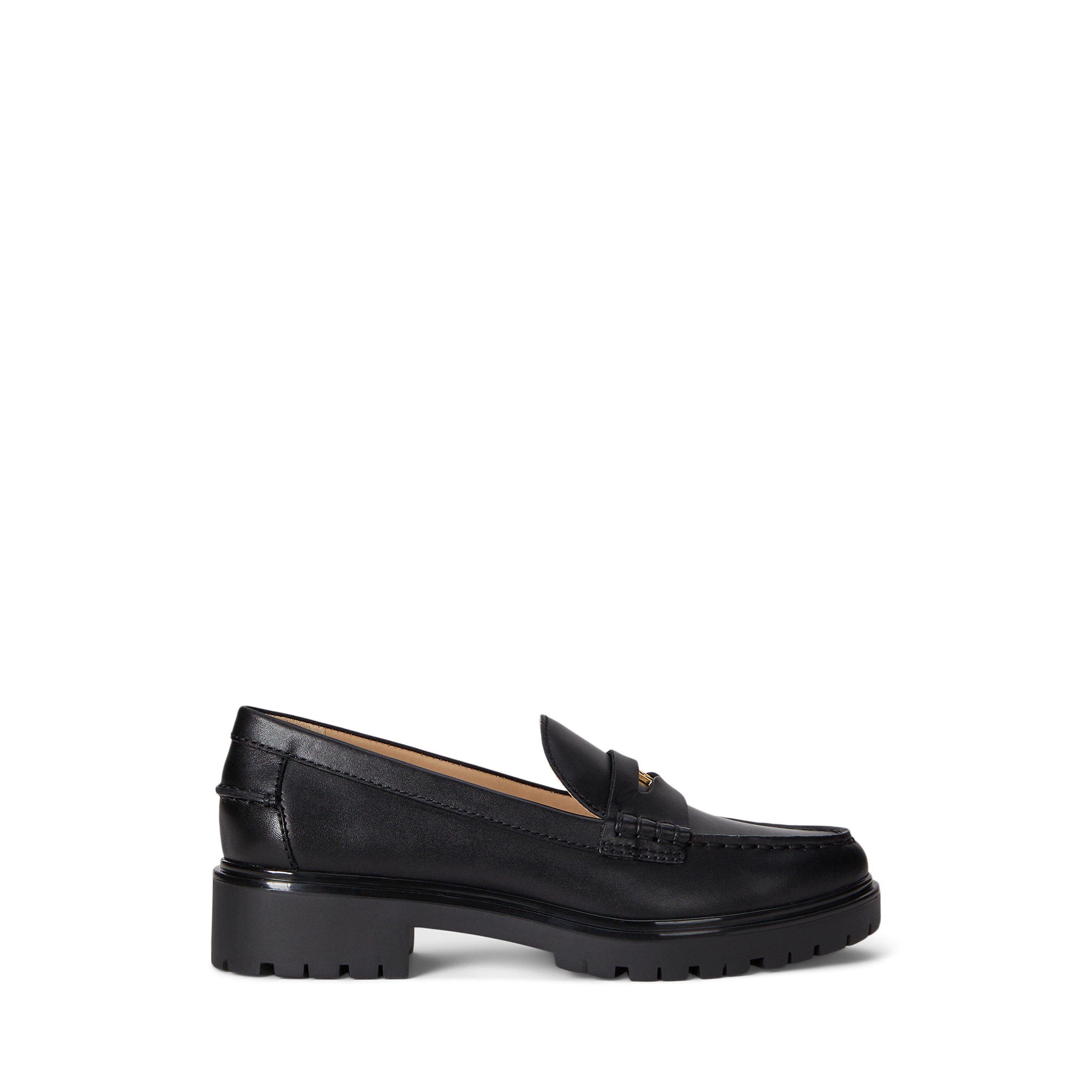 Lauren By Ralph Lauren Women's Black Marli Loafers - 4 (36.5)
