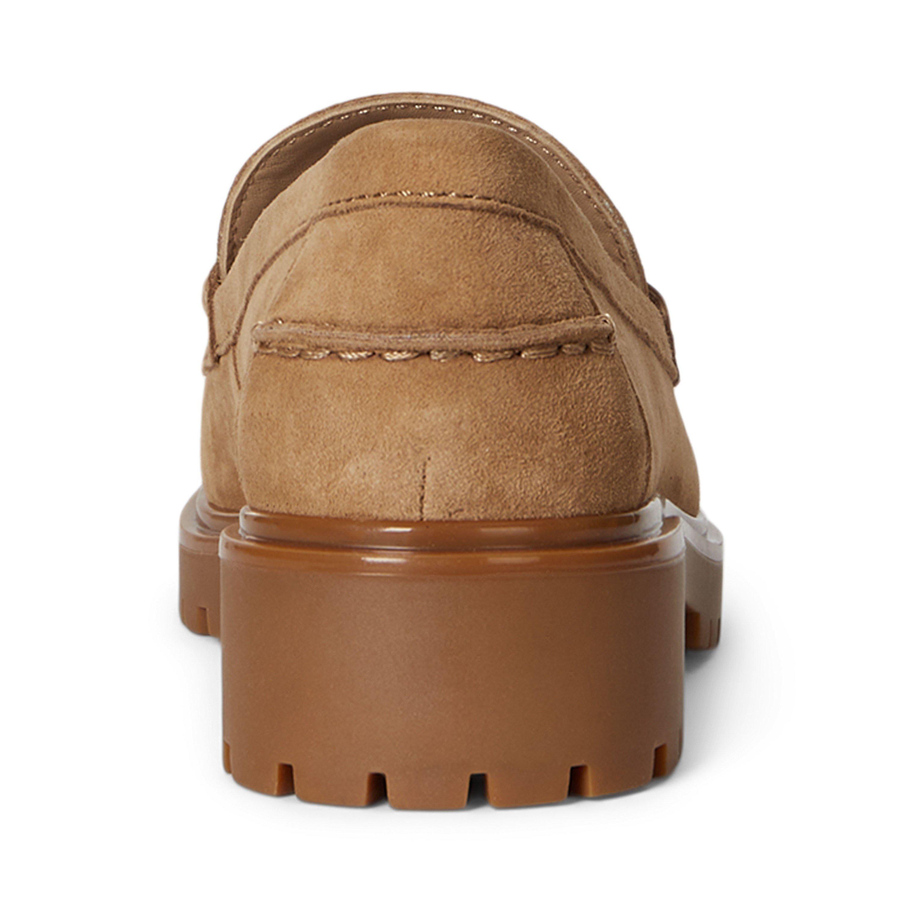 Camel - Lauren by Ralph Lauren - Women's Marli Loafers - 4