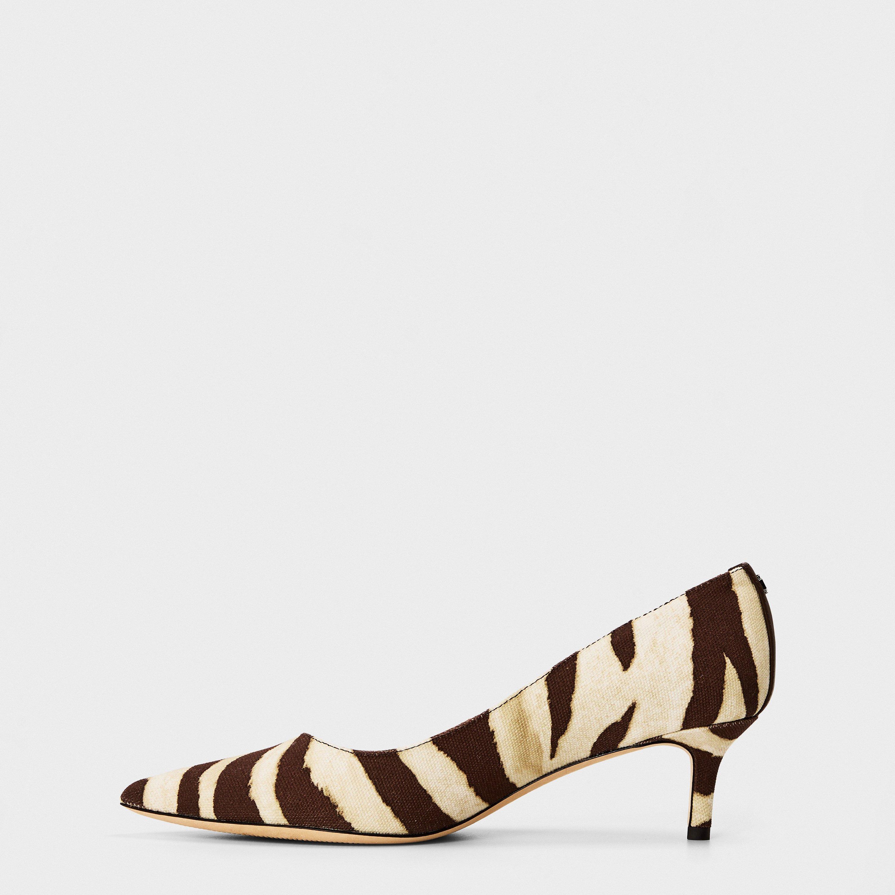 Zebra - Lauren by Ralph Lauren - Women's Real Leather Adrienne Stiletto Court Shoes - 2