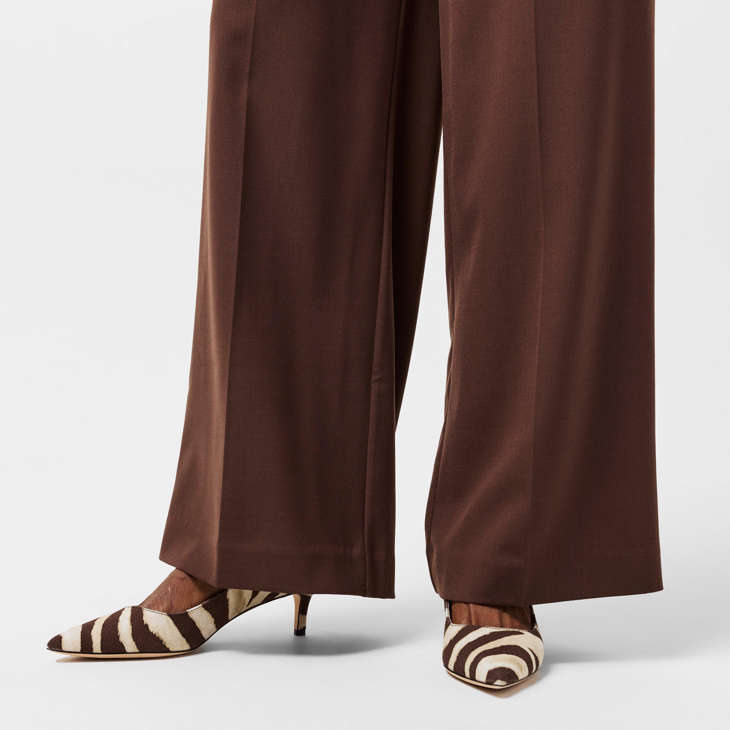 Zebra - Lauren by Ralph Lauren - Women's Real Leather Adrienne Stiletto Court Shoes - 3