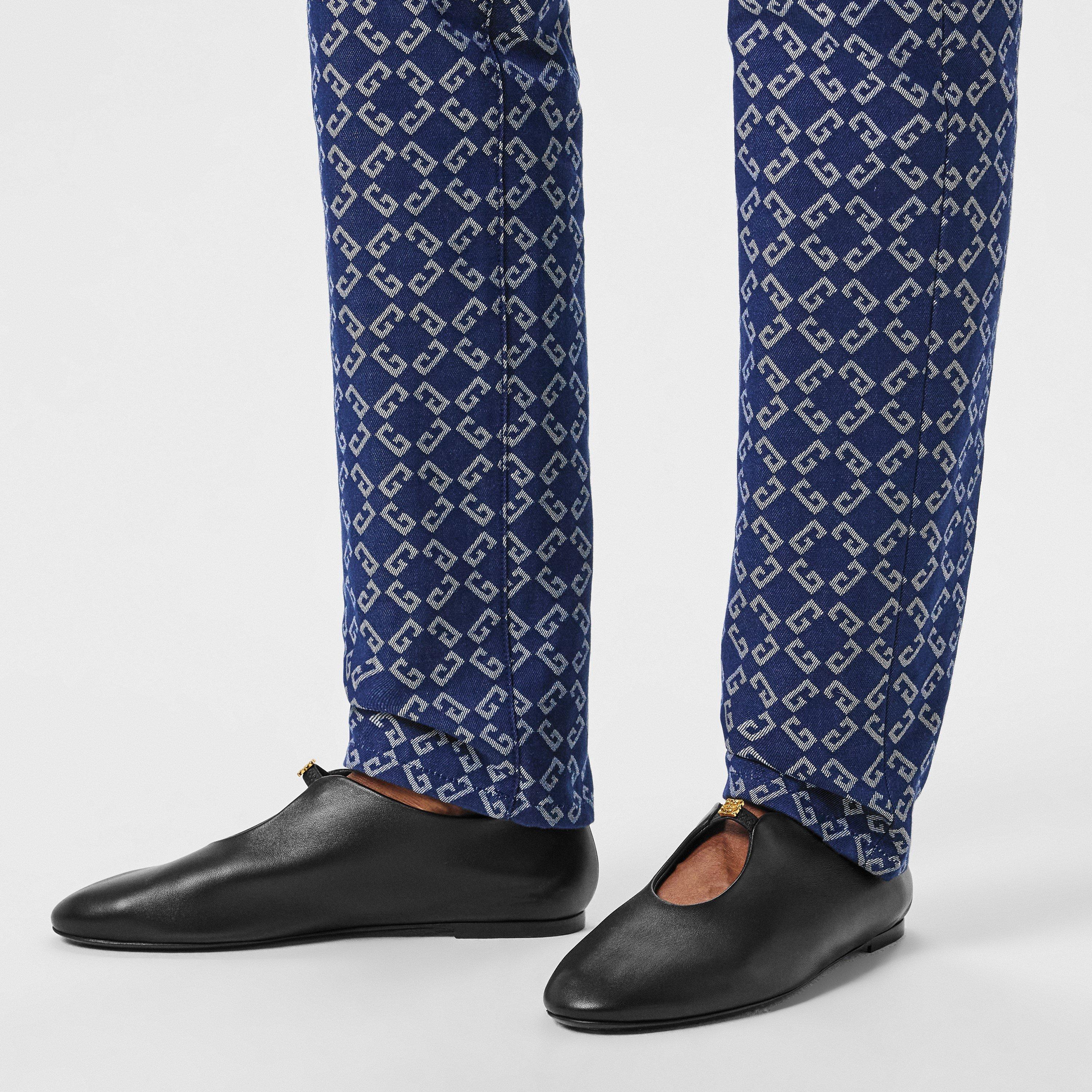 Black - GIVENCHY - Women's Liquid Leather Ballet Pumps - 3