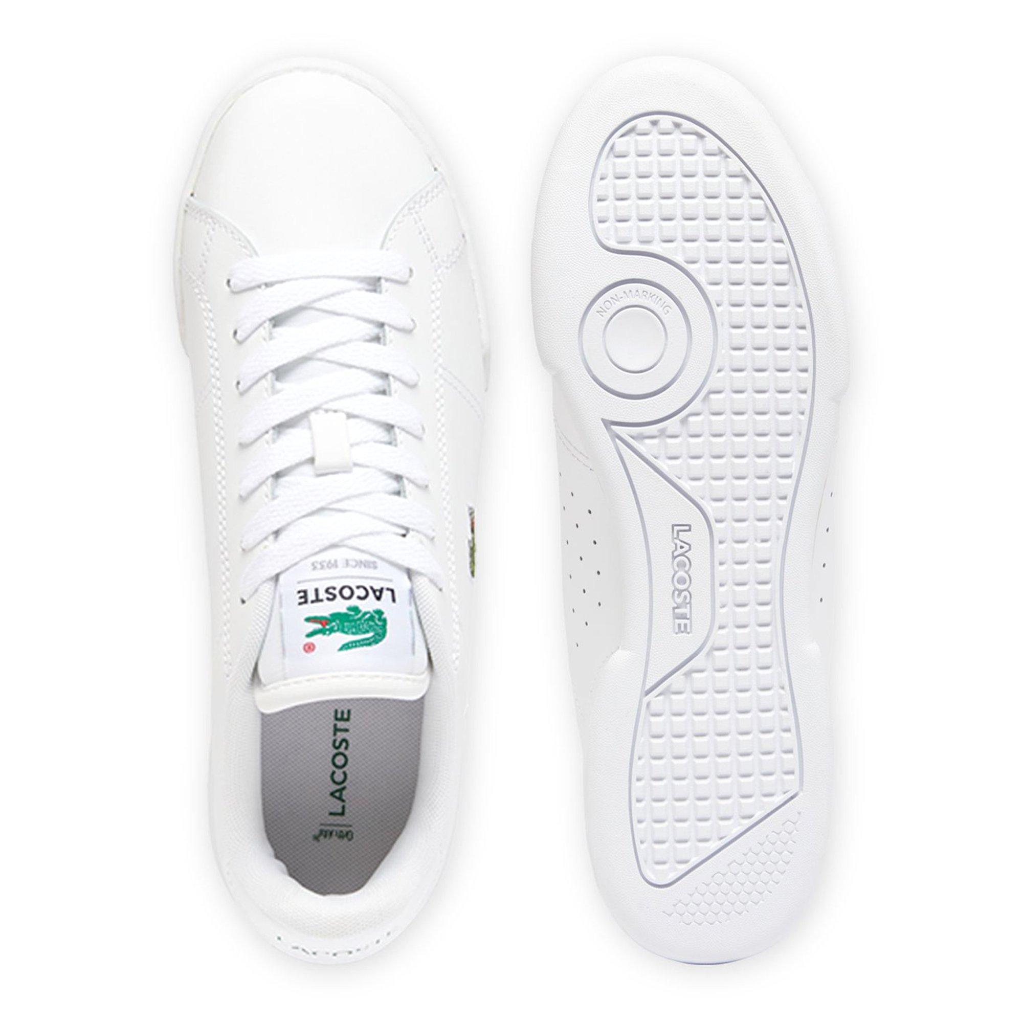 WHT/WHT - Lacoste - Carnaby Cup Womens Shoes - 5