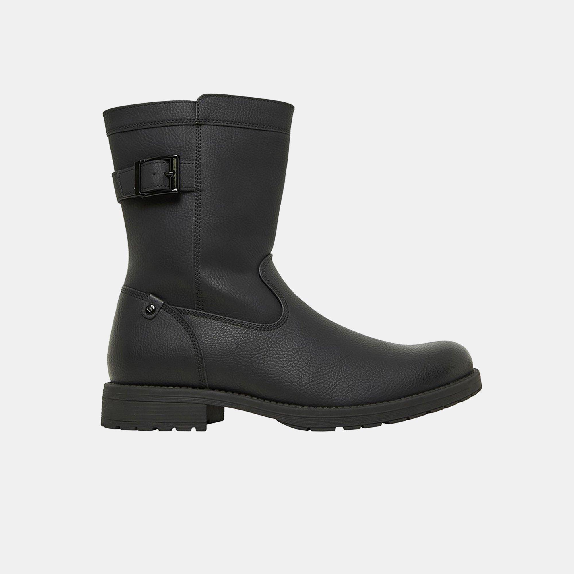 Black - Deakins - Men's Deaks Chad Biker Boots - 1