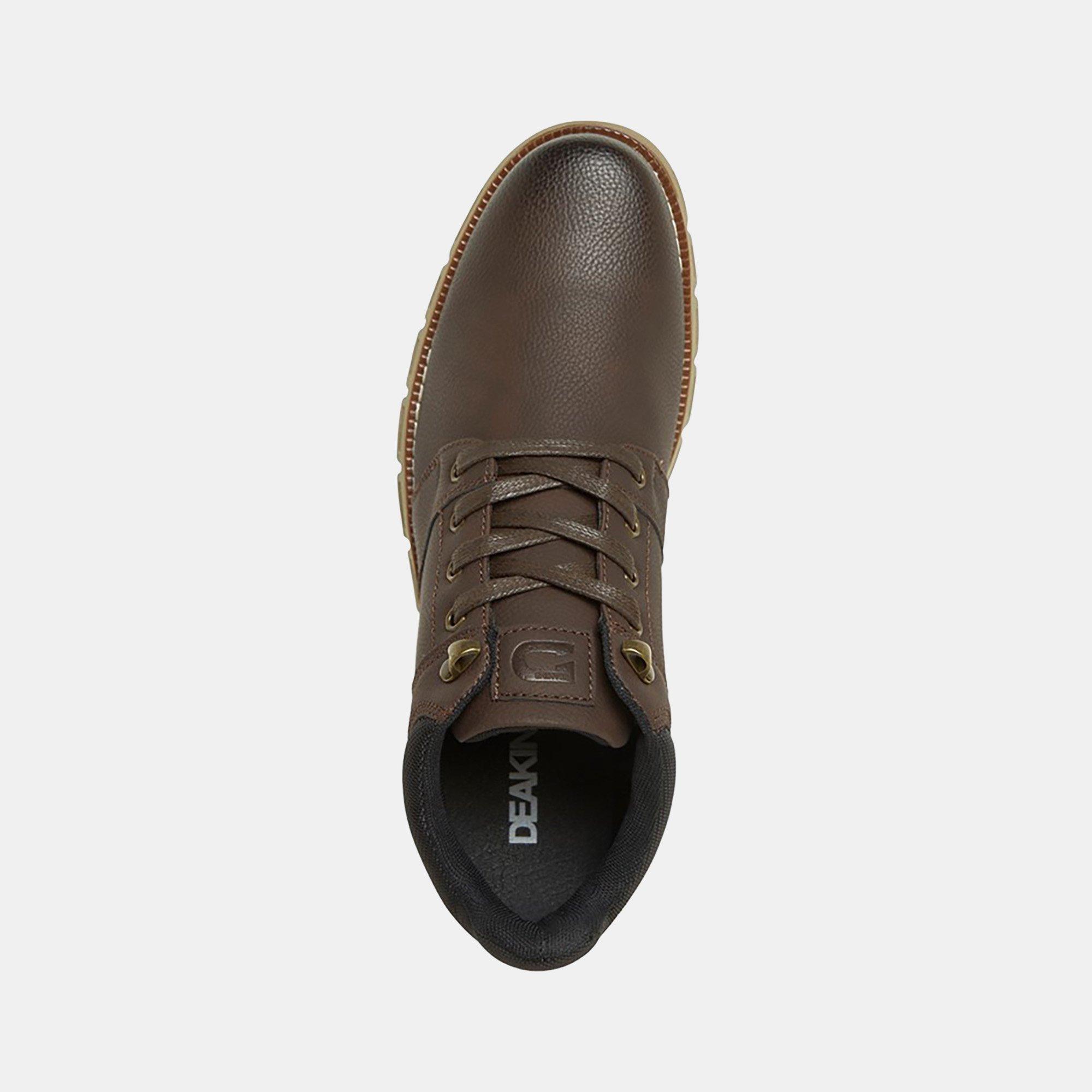 Brown - Nicholas Deakins - Men's Deaks Jordan Flat Ankle Boots - 6