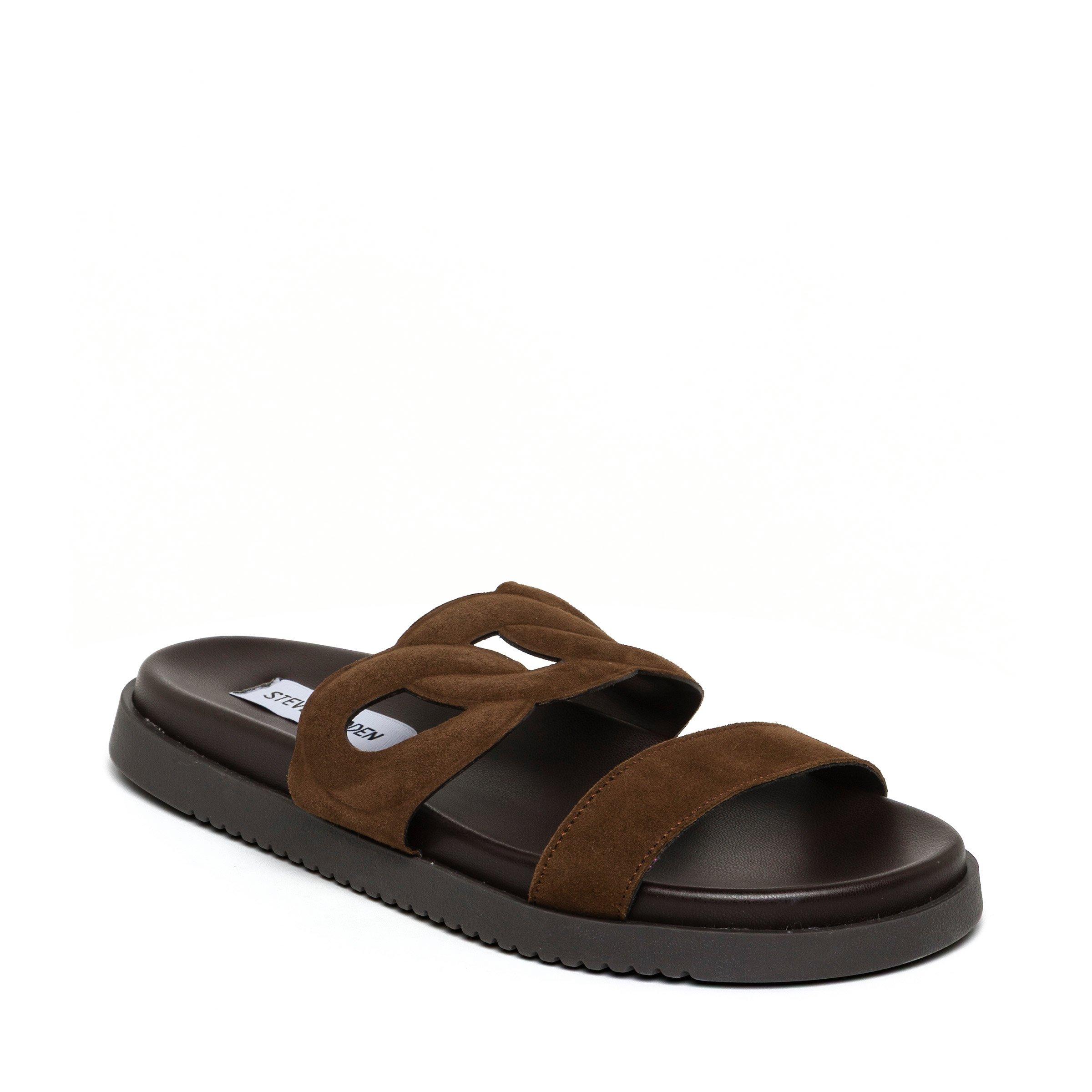 Chocoladebruin - Steve Madden - Women's Myrtle Flat Sandals - 2