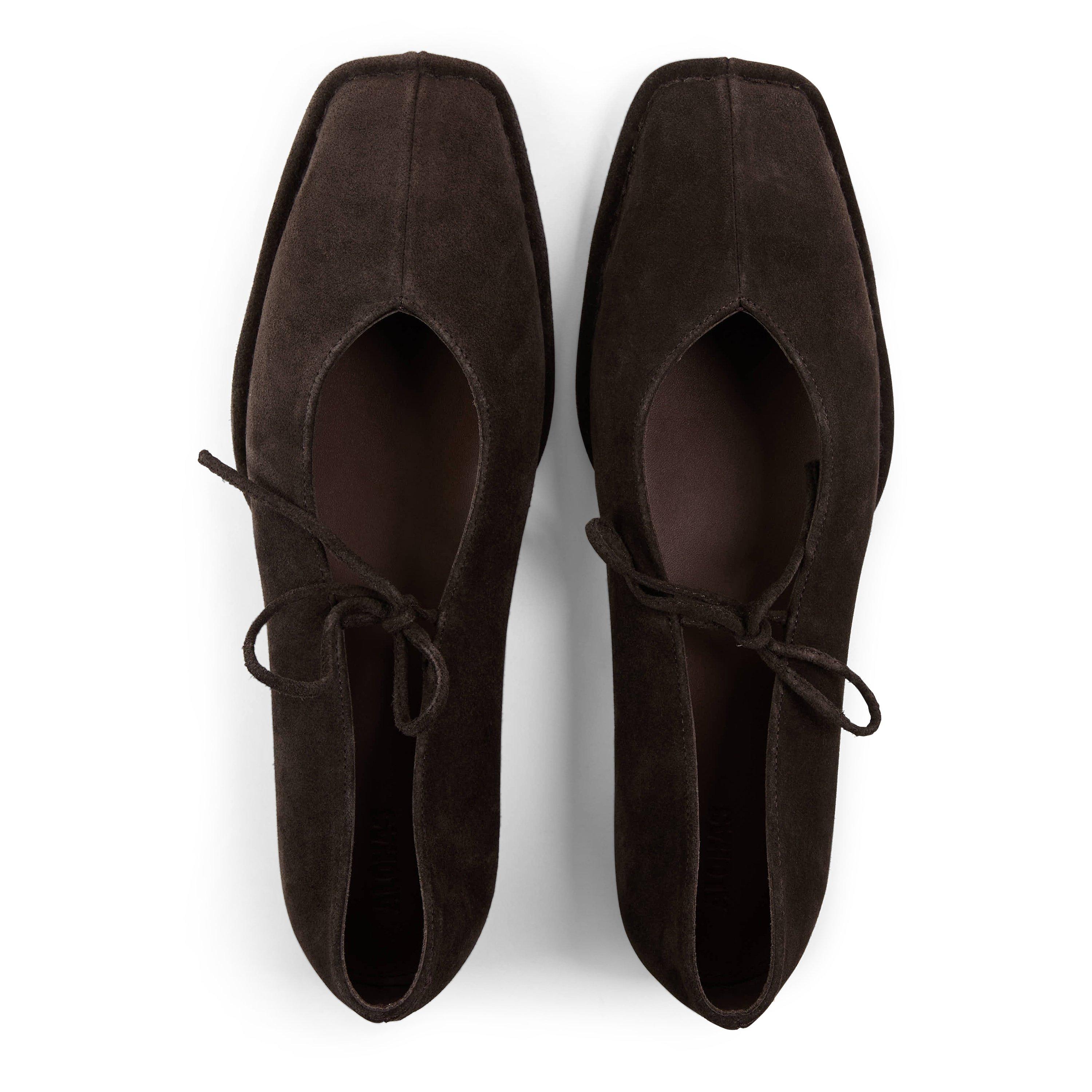 Coffee Brown - Alohas - Women's Sway Ballet Pumps - 5