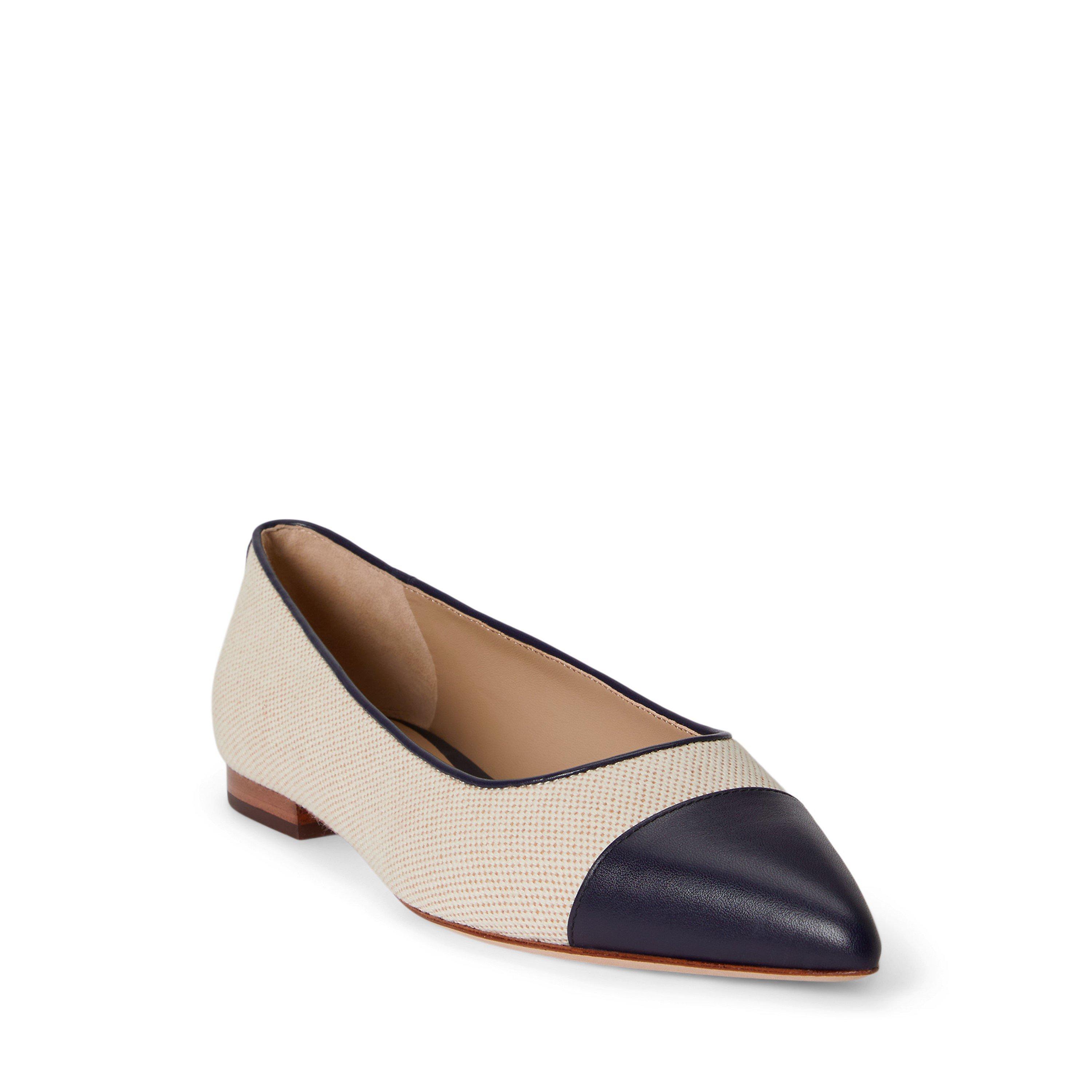 Natural/Buff - Lauren by Ralph Lauren - Women's Ballet Pumps - 2