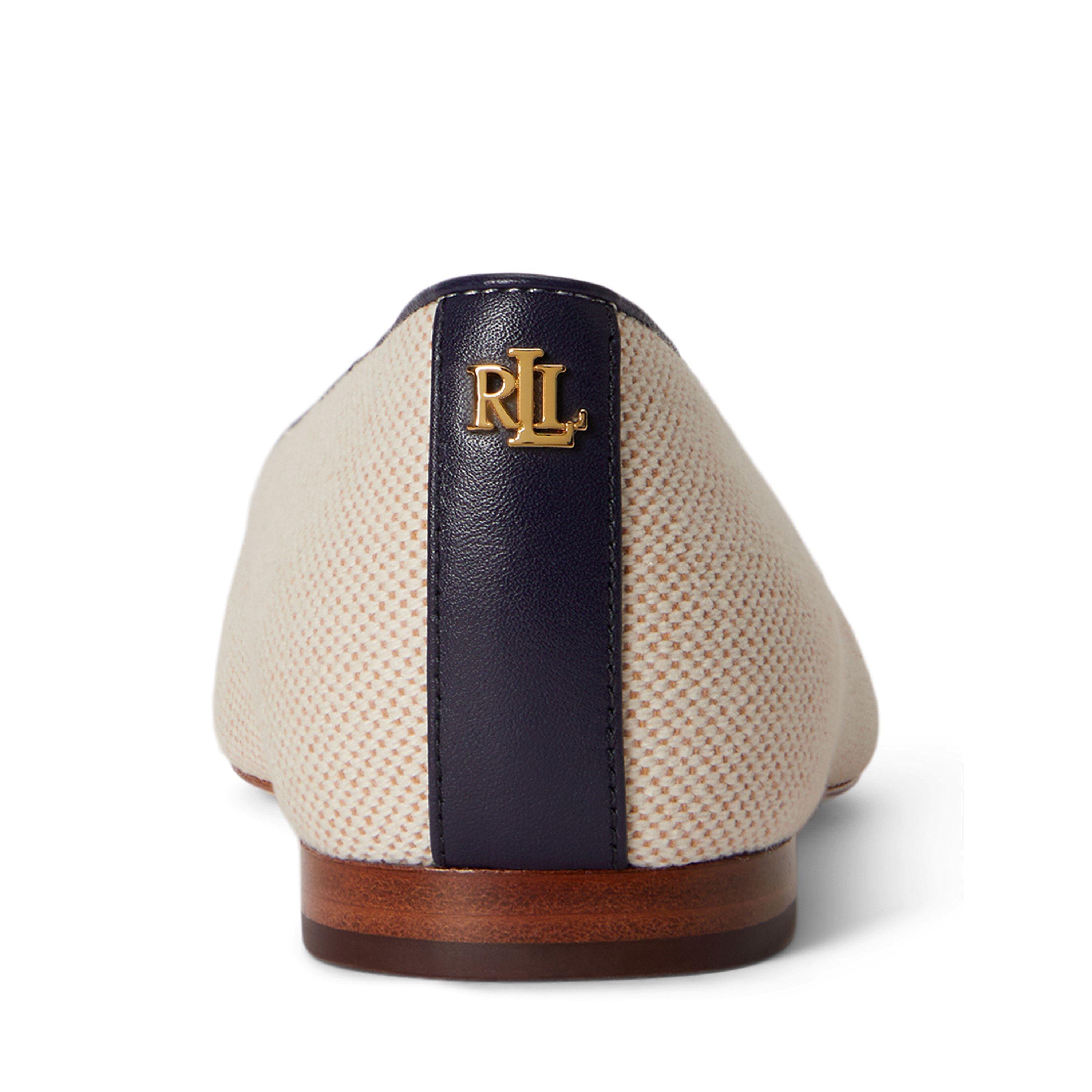 Natural/Buff - Lauren by Ralph Lauren - Women's Ballet Pumps - 4