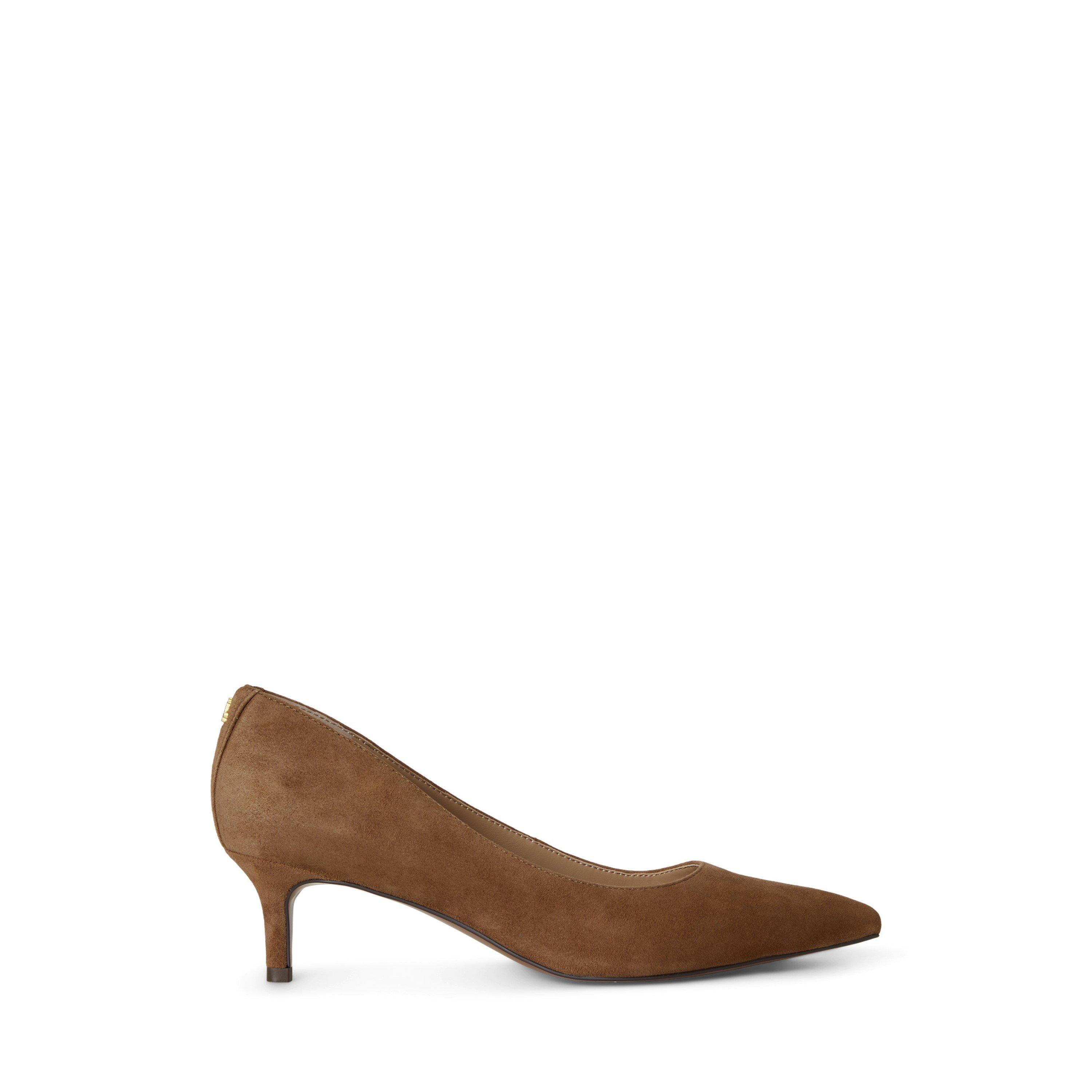 Light Tobacco - Lauren by Ralph Lauren - Women's Adrienna Pumps Stiletto Court Shoes - 1