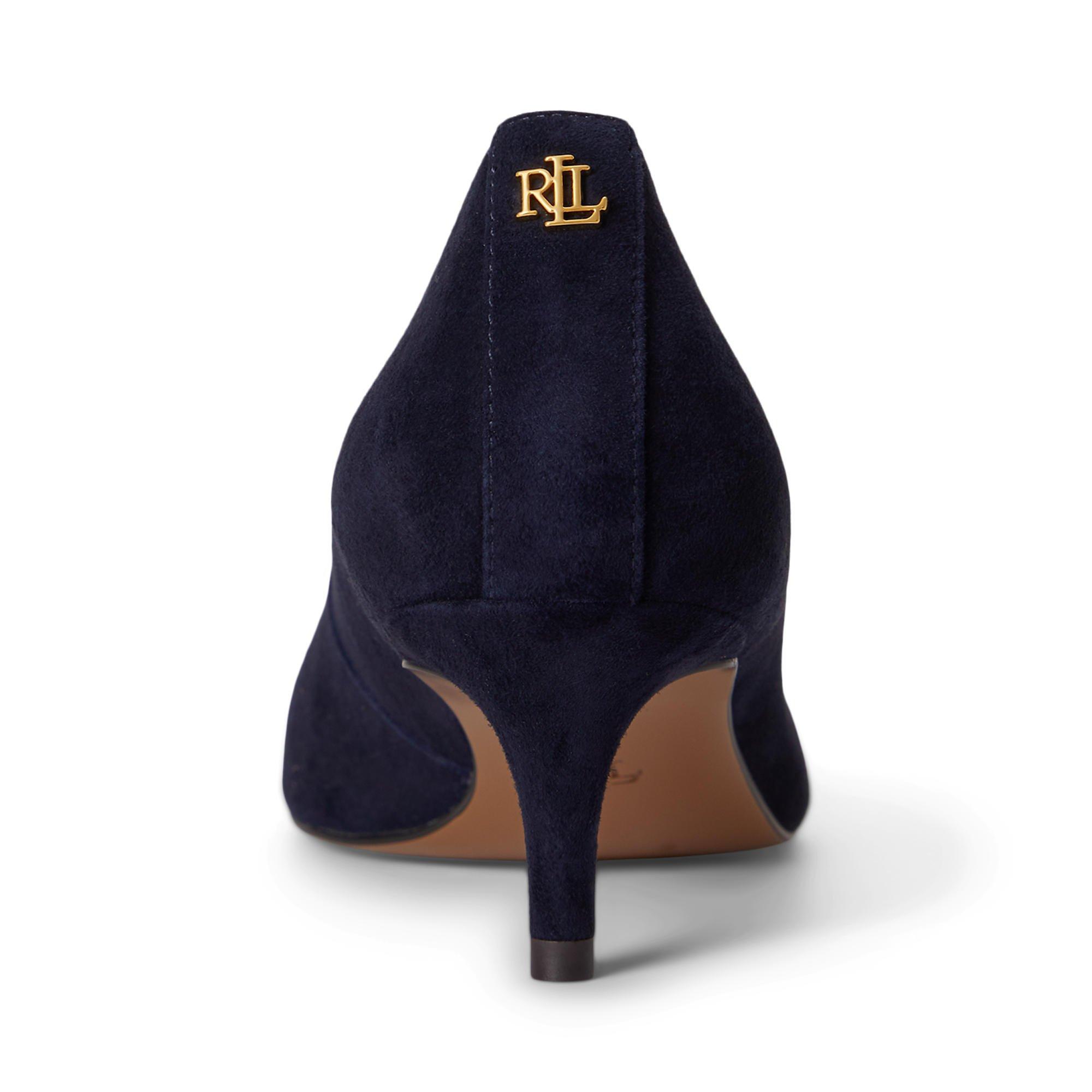 Lauren Navy - Lauren by Ralph Lauren - Women's Adrienna Pumps Stiletto Court Shoes - 3