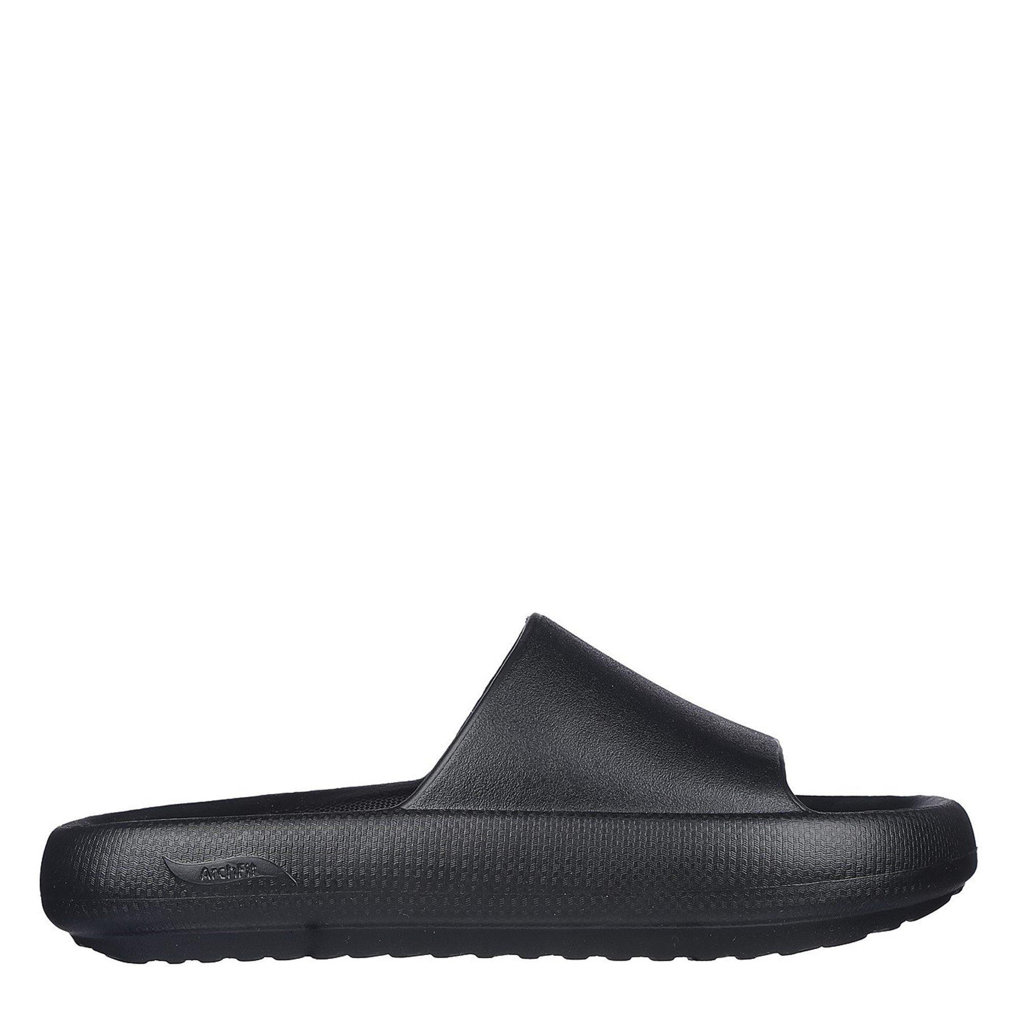 Crno/Crno - Skechers - Arch Fit Horizon Slider Slippers Womens - 3