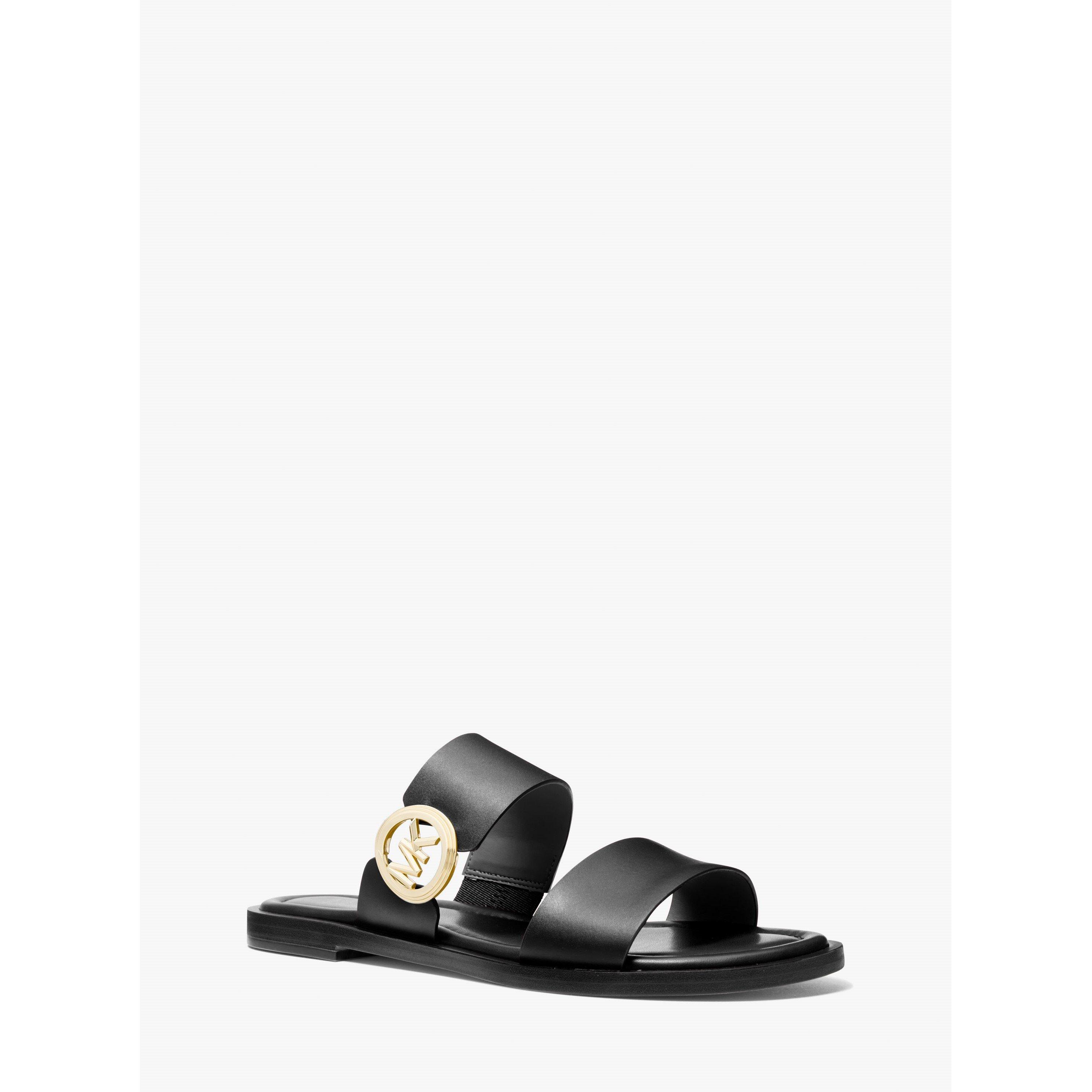 Black - MICHAEL Michael Kors - Women's Michael Kors Flat Sandals - 1