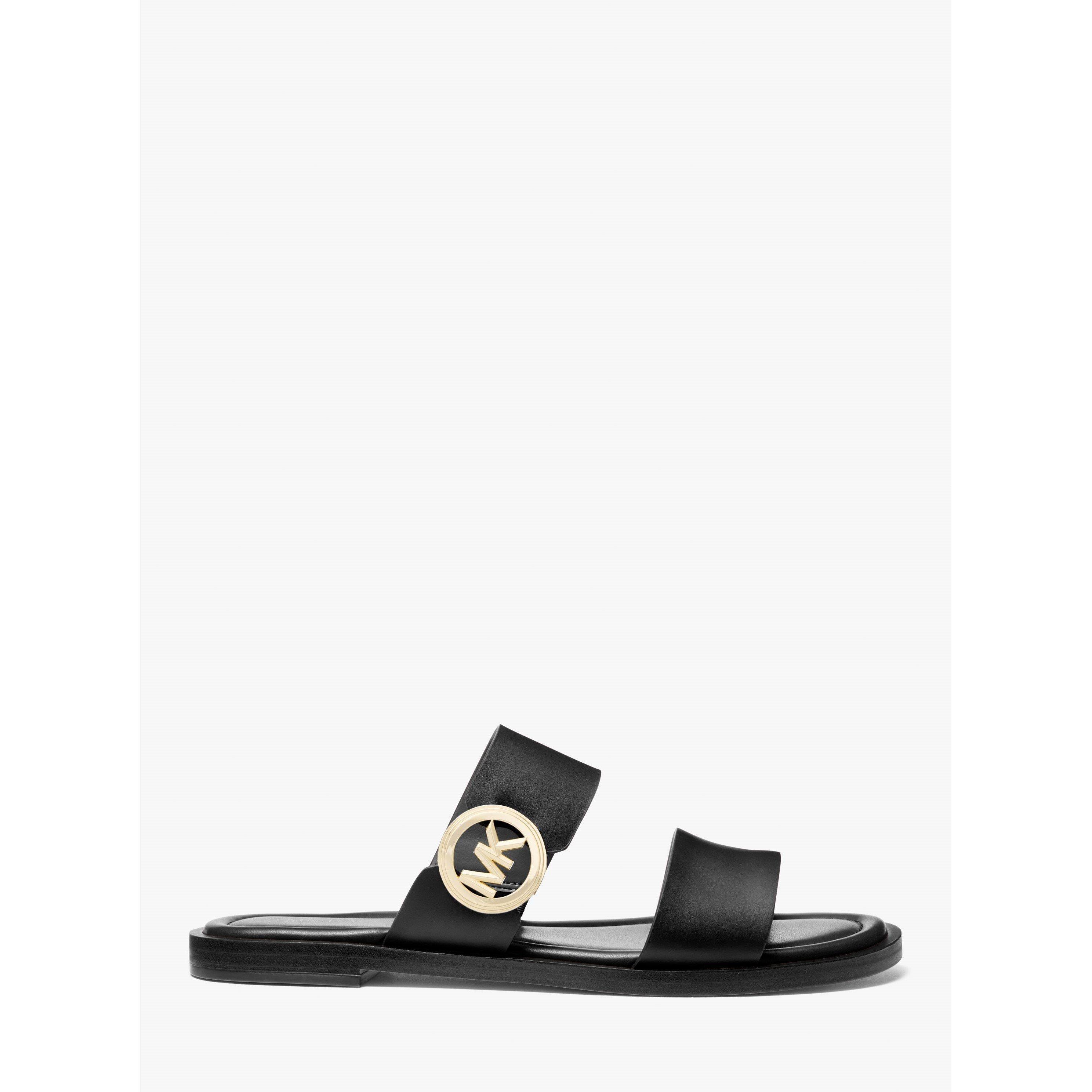 Black - MICHAEL Michael Kors - Women's Michael Kors Flat Sandals - 2