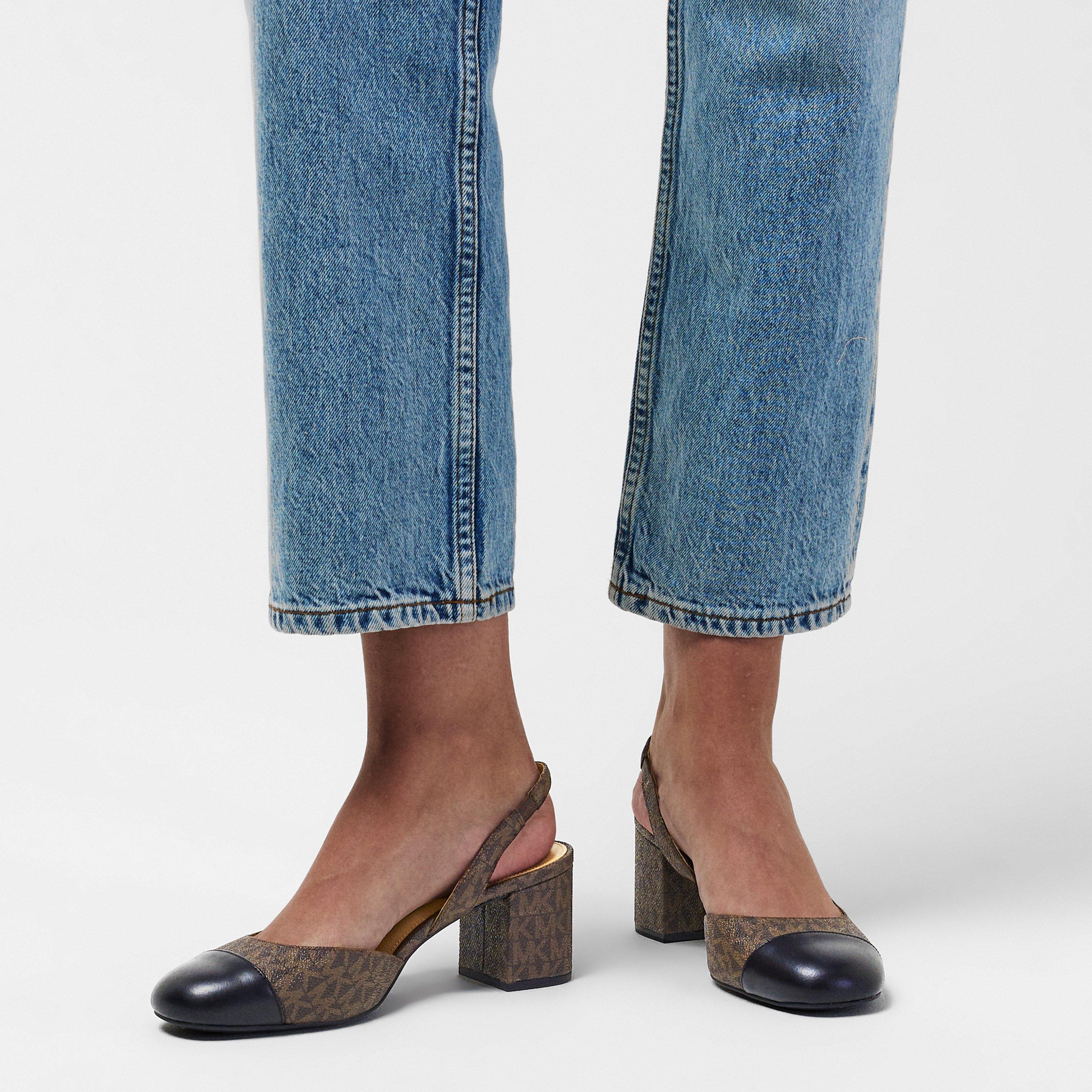 Blk Brown - MICHAEL Michael Kors - Women's Michael Kors Slingbacks Shoe - 3