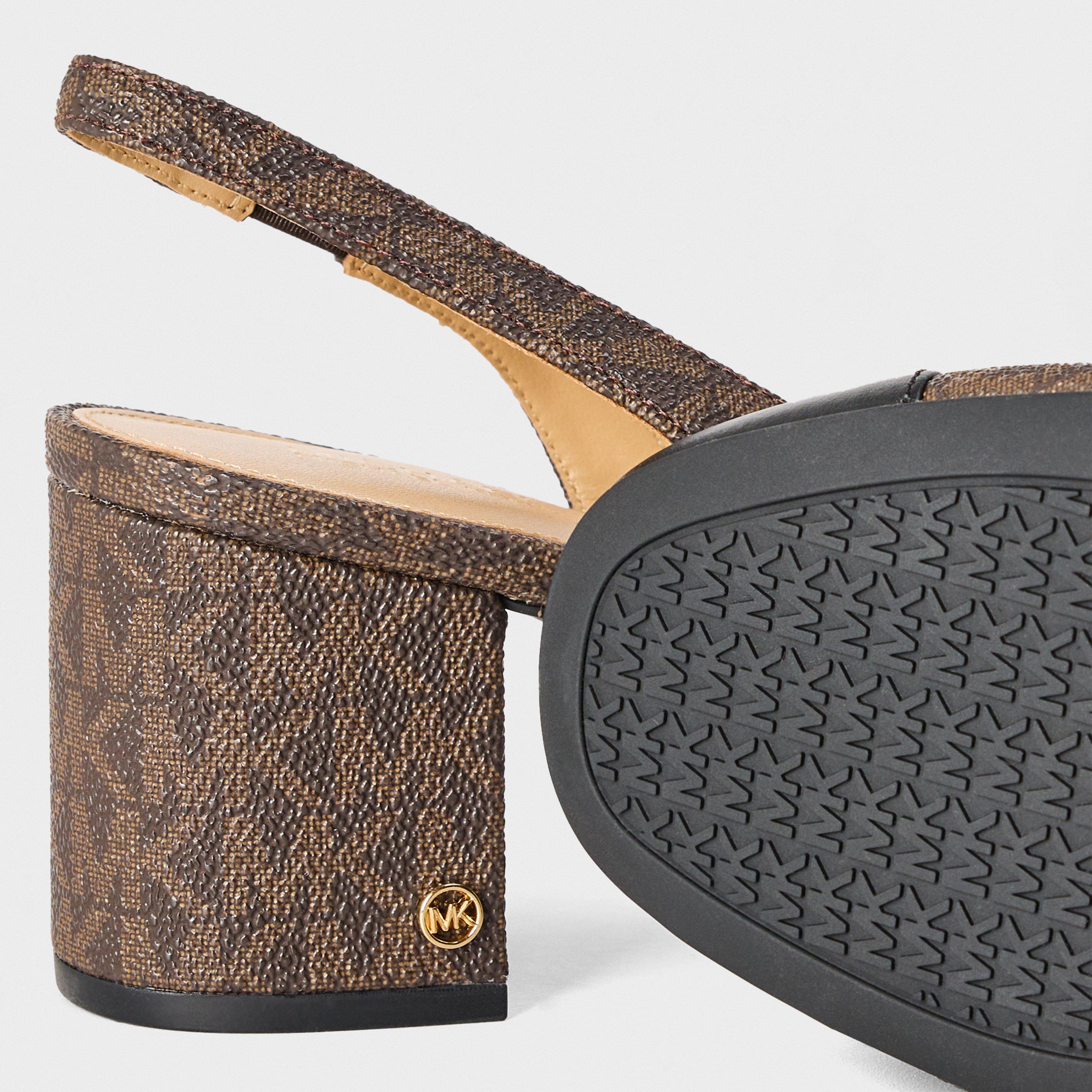 Blk Brown - MICHAEL Michael Kors - Women's Michael Kors Slingbacks Shoe - 4