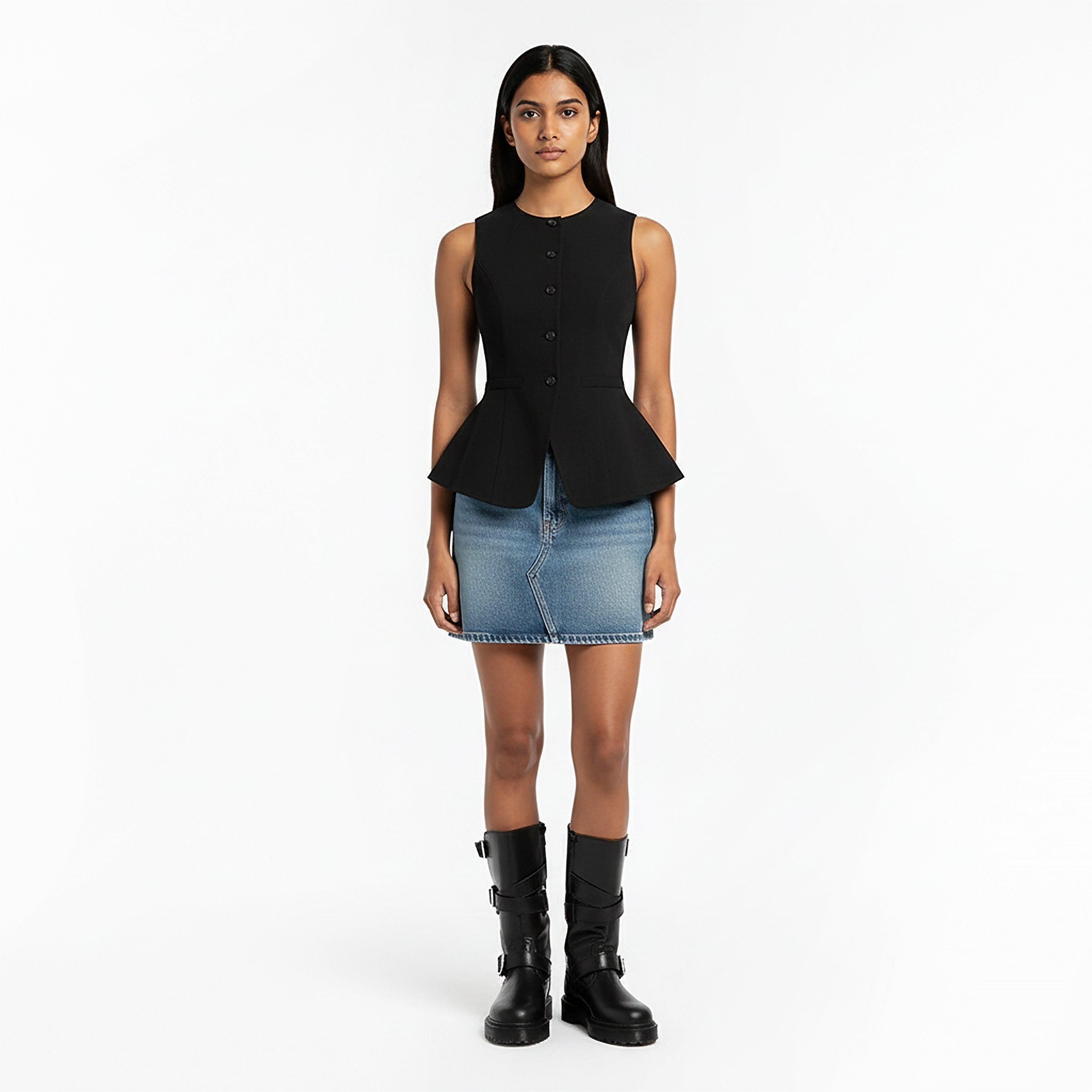 Black Orleans - Dr Martens - Doc M Anistone Strap Ld62 - 5