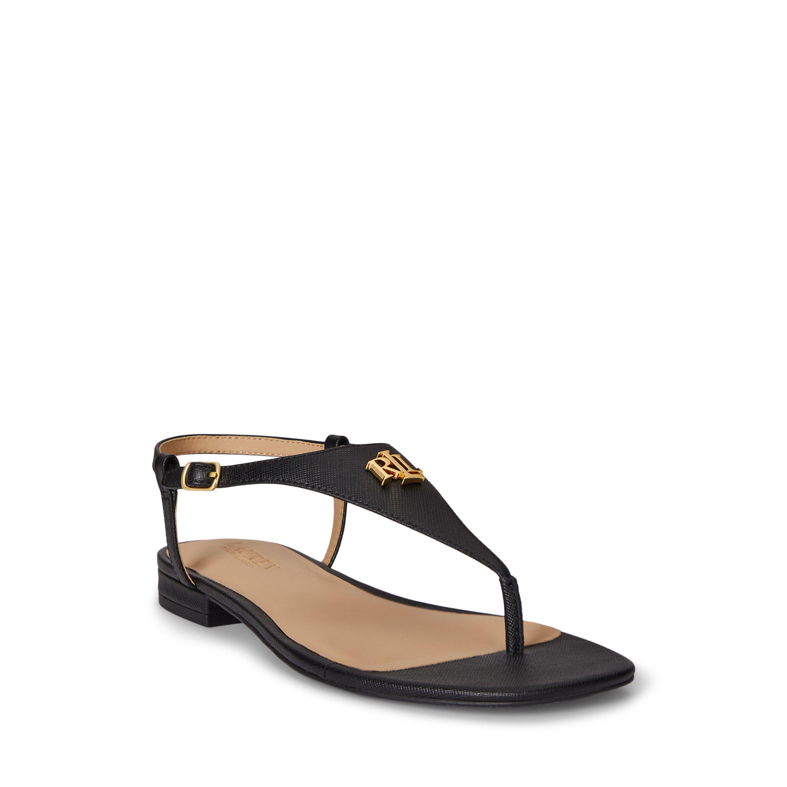 Black - Lauren by Ralph Lauren - Women's Flat Sandals - 2