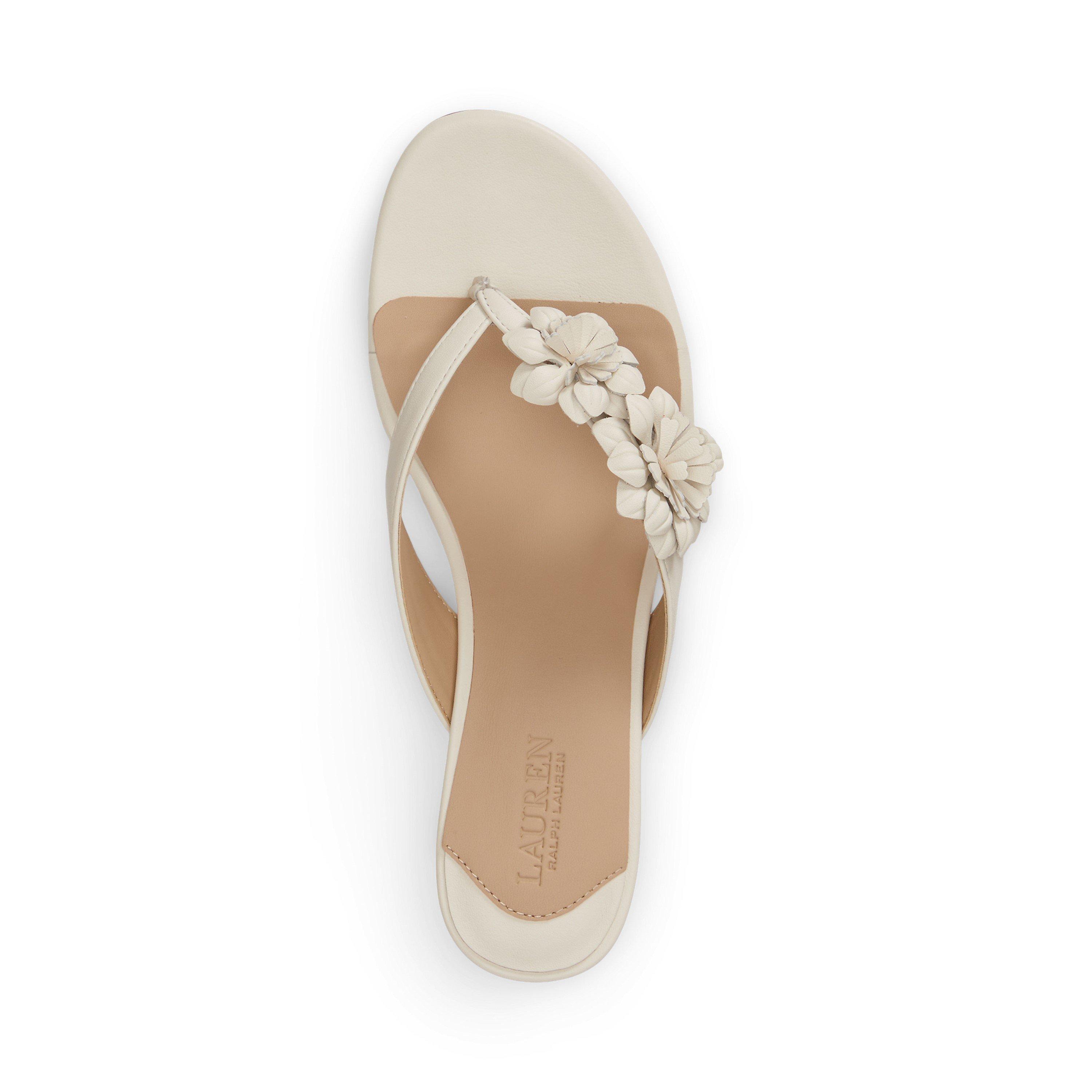 Soft White - Lauren by Ralph Lauren - Women's Heeled Mules - 4