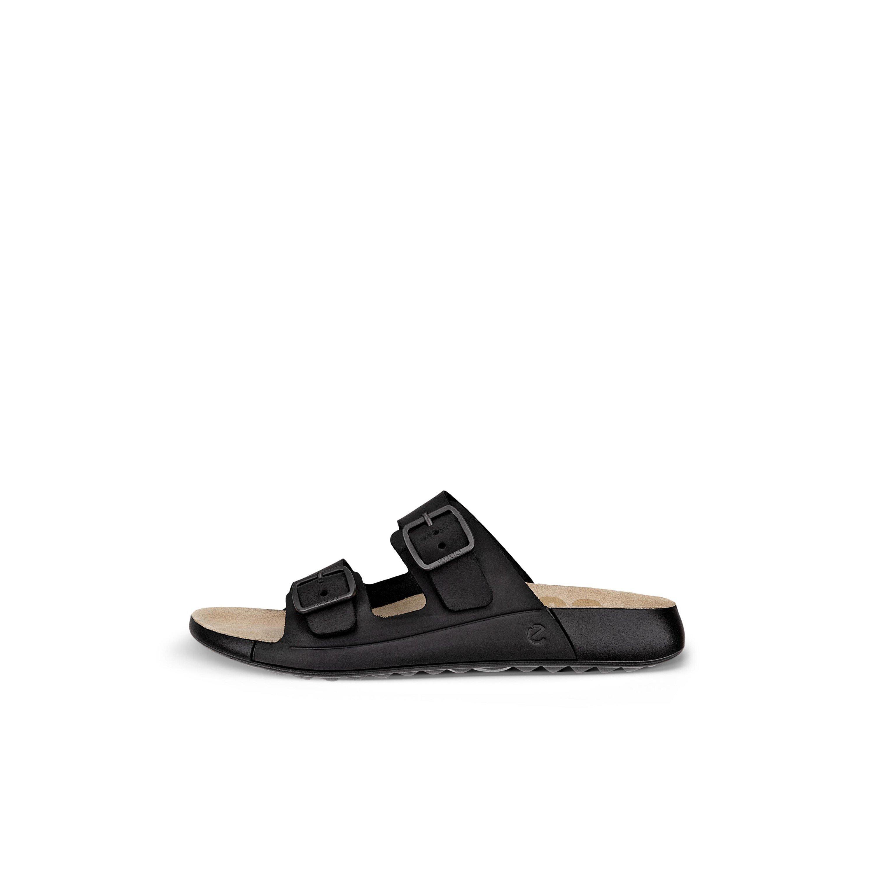 Ecco Women's Flat Sandals - Black - 5.5 (38)
