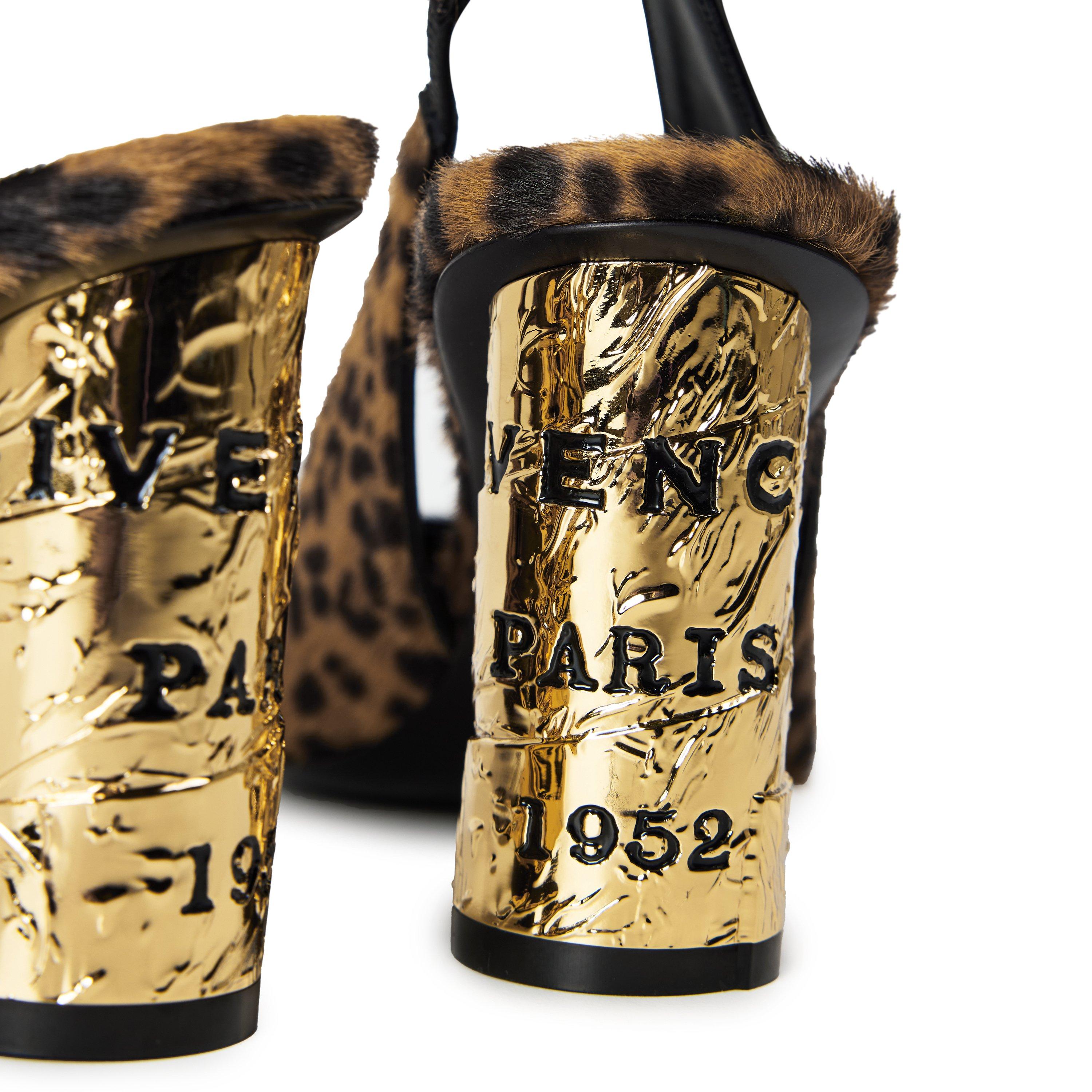 Black/Beige - GIVENCHY - GIV Leopard Tape Hee Ld64 - 3