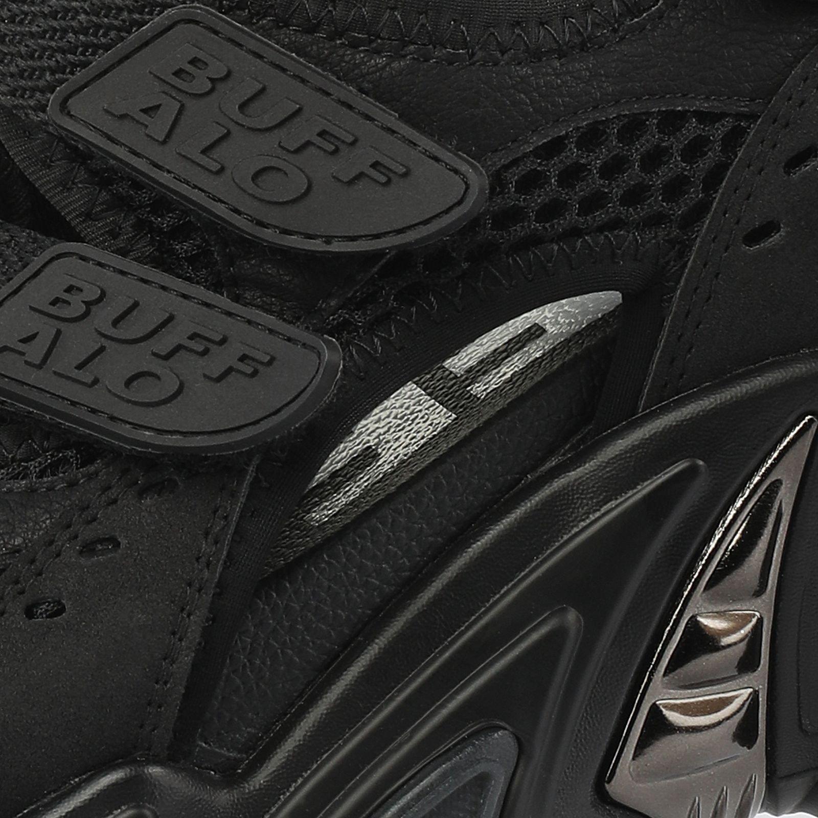 Zwart - Buffalo - Women's Vegan Flatform Sandals - 3