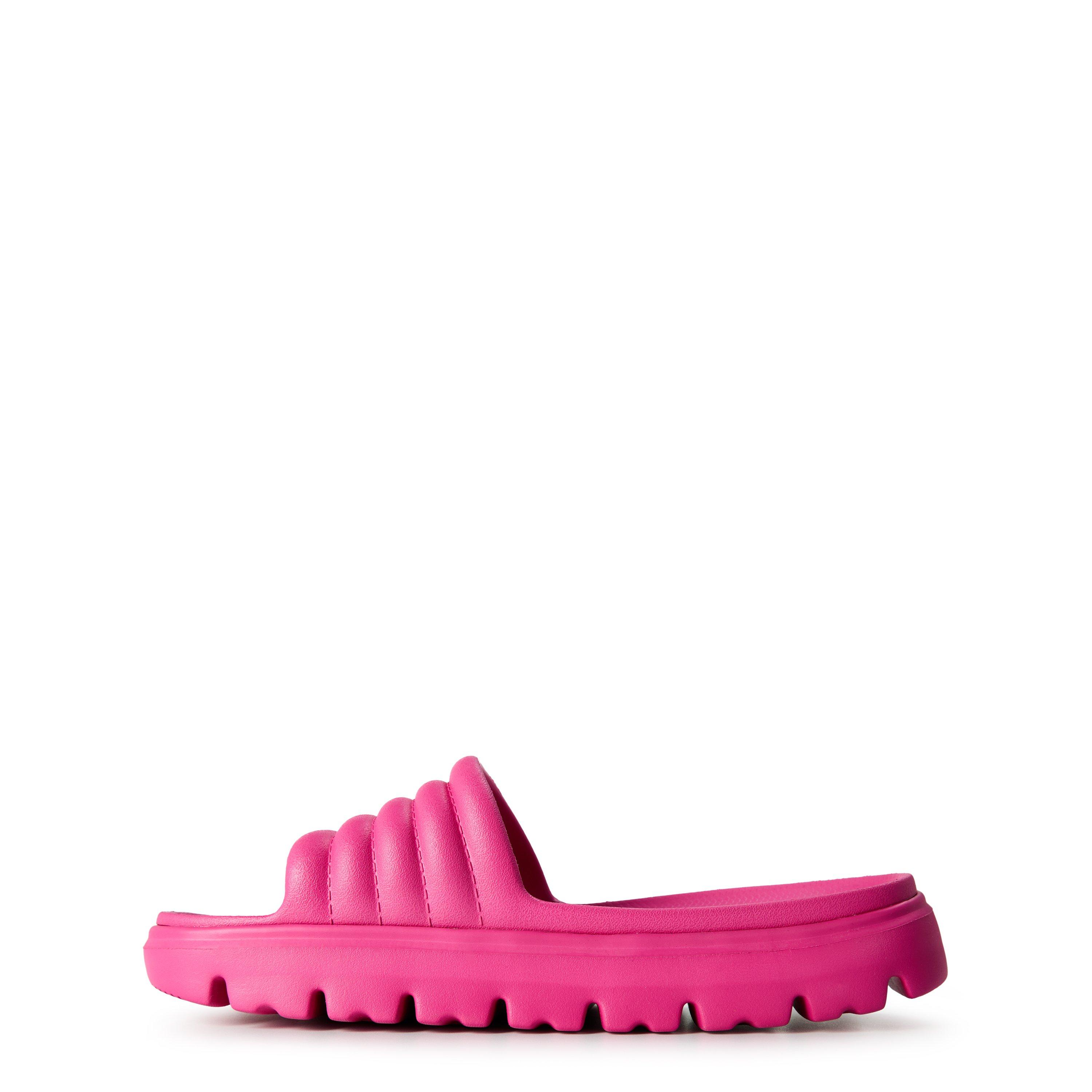 Pink - Skechers - Foamies Top Level Sliders Womens - 2