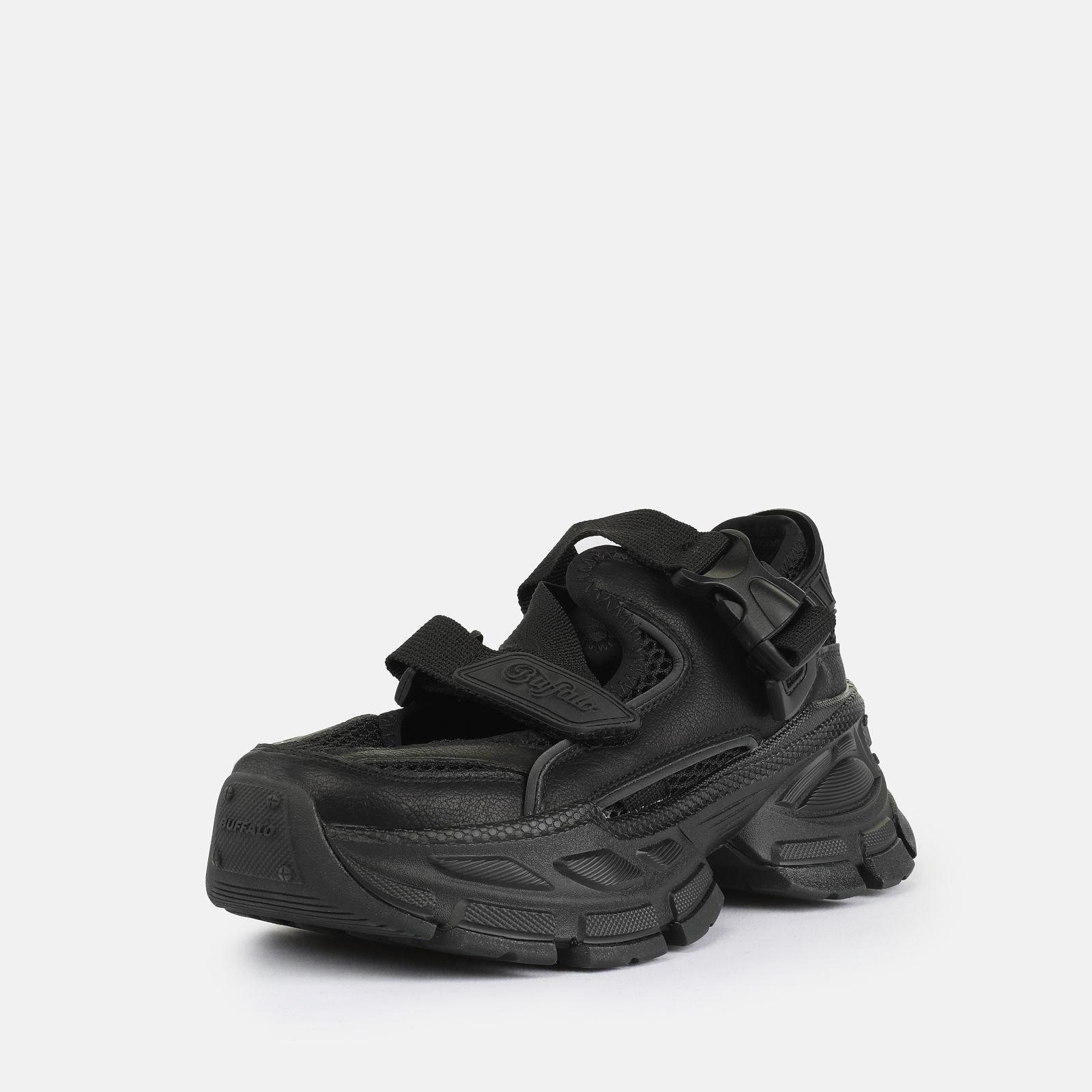 Black - Buffalo - Women's Vegan Ballet Pumps - 6