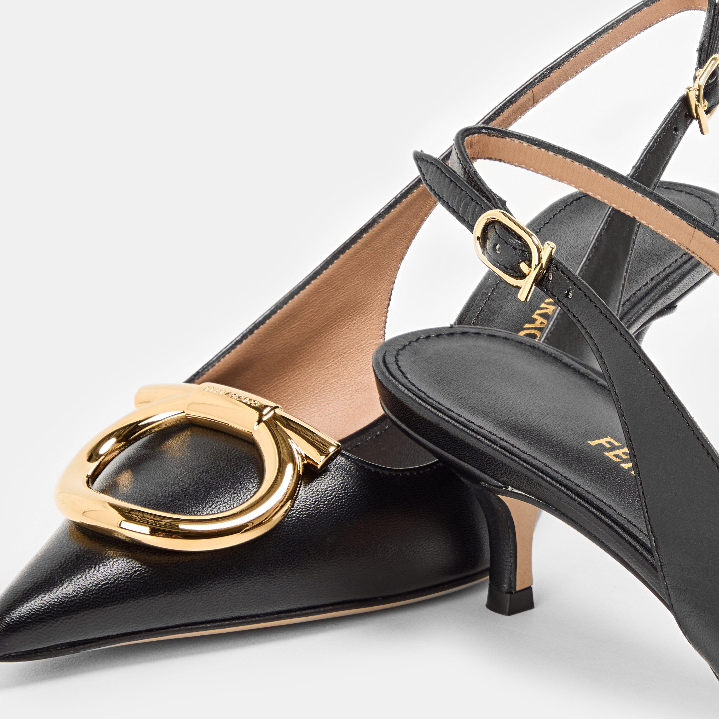 Nero - Ferragamo - Women's Sara Slingback - 4
