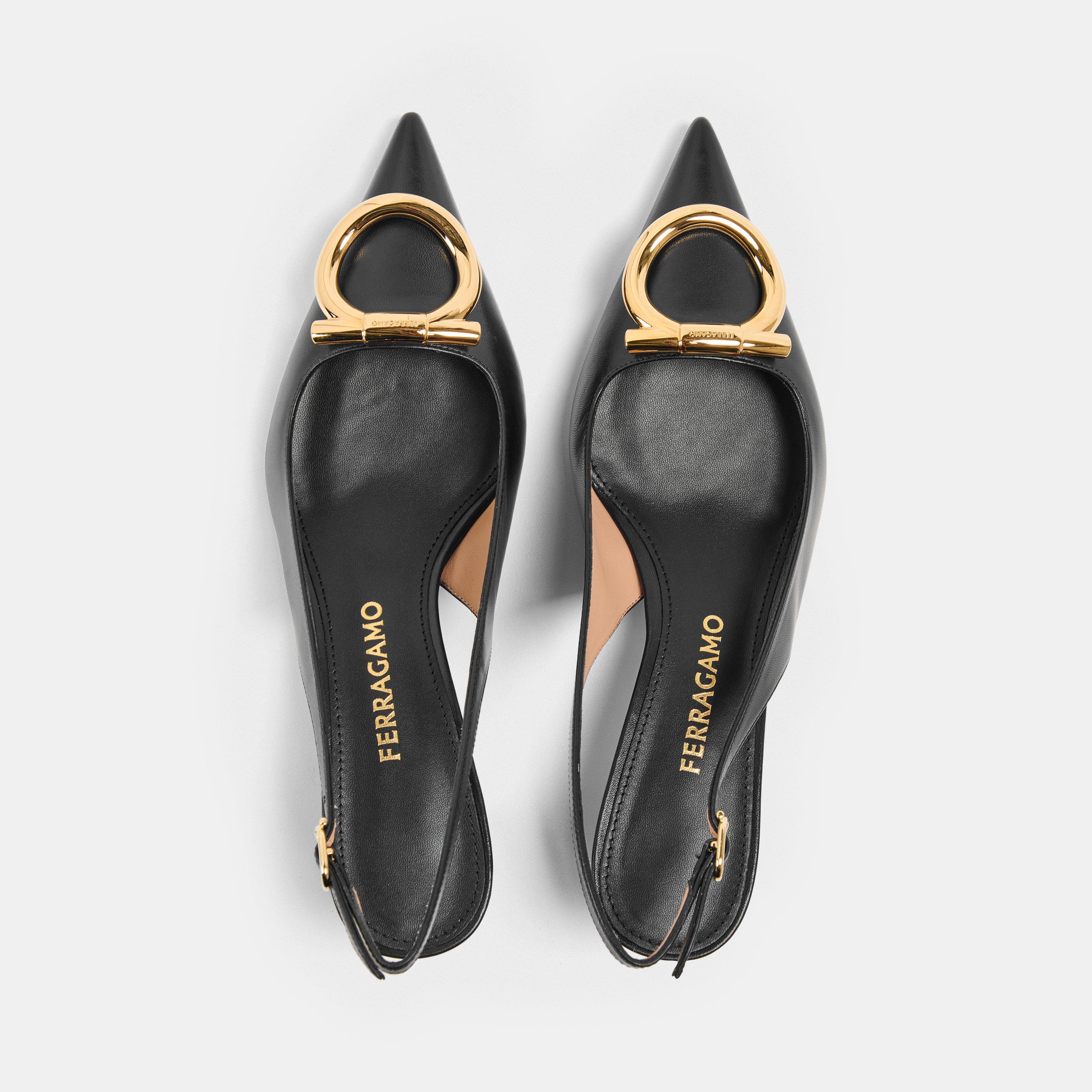 Nero - Ferragamo - Women's Sara Slingback - 5