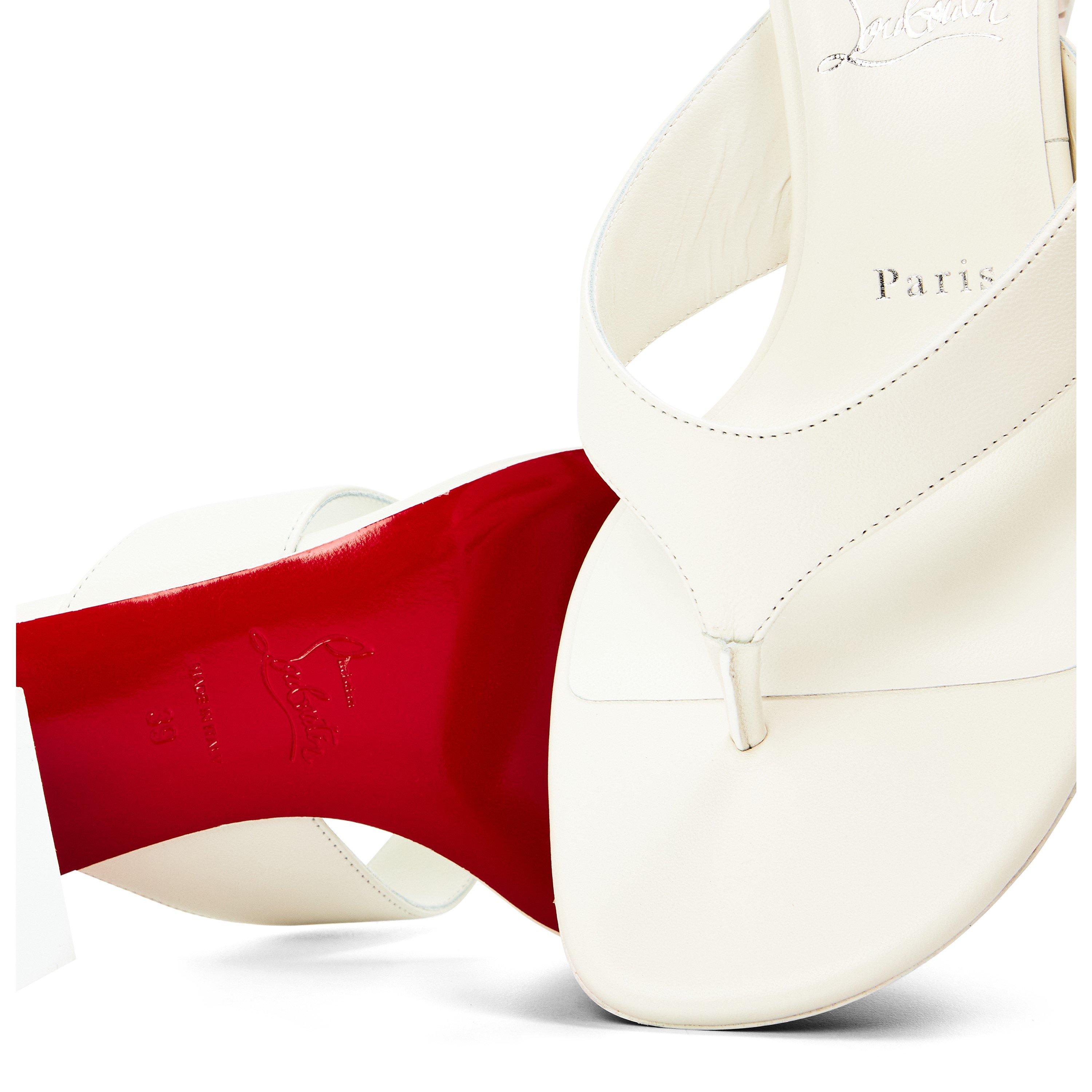 Bianco - Christian Louboutin - Women's Heeled Sandals - 3