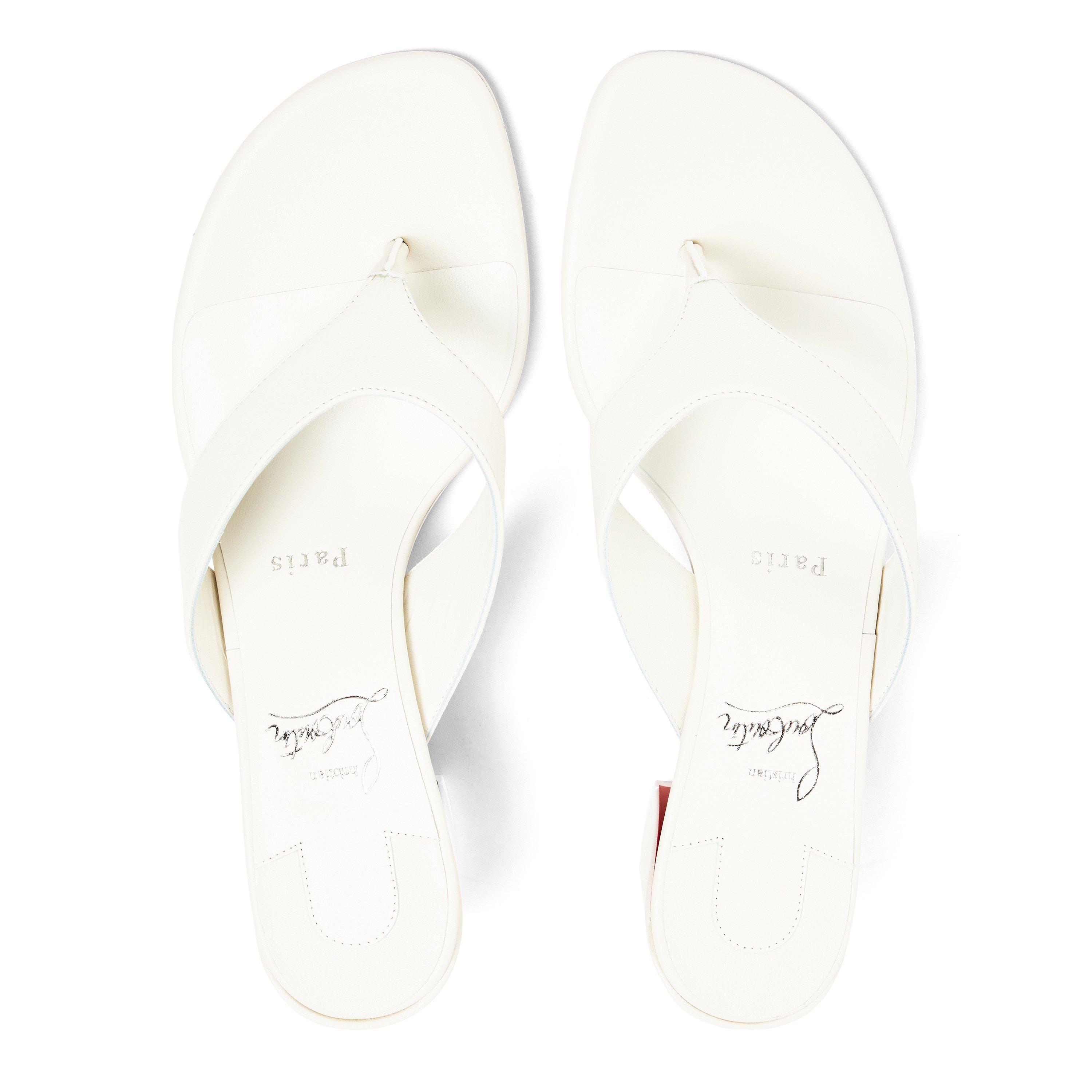 Bianco - Christian Louboutin - Women's Heeled Sandals - 4