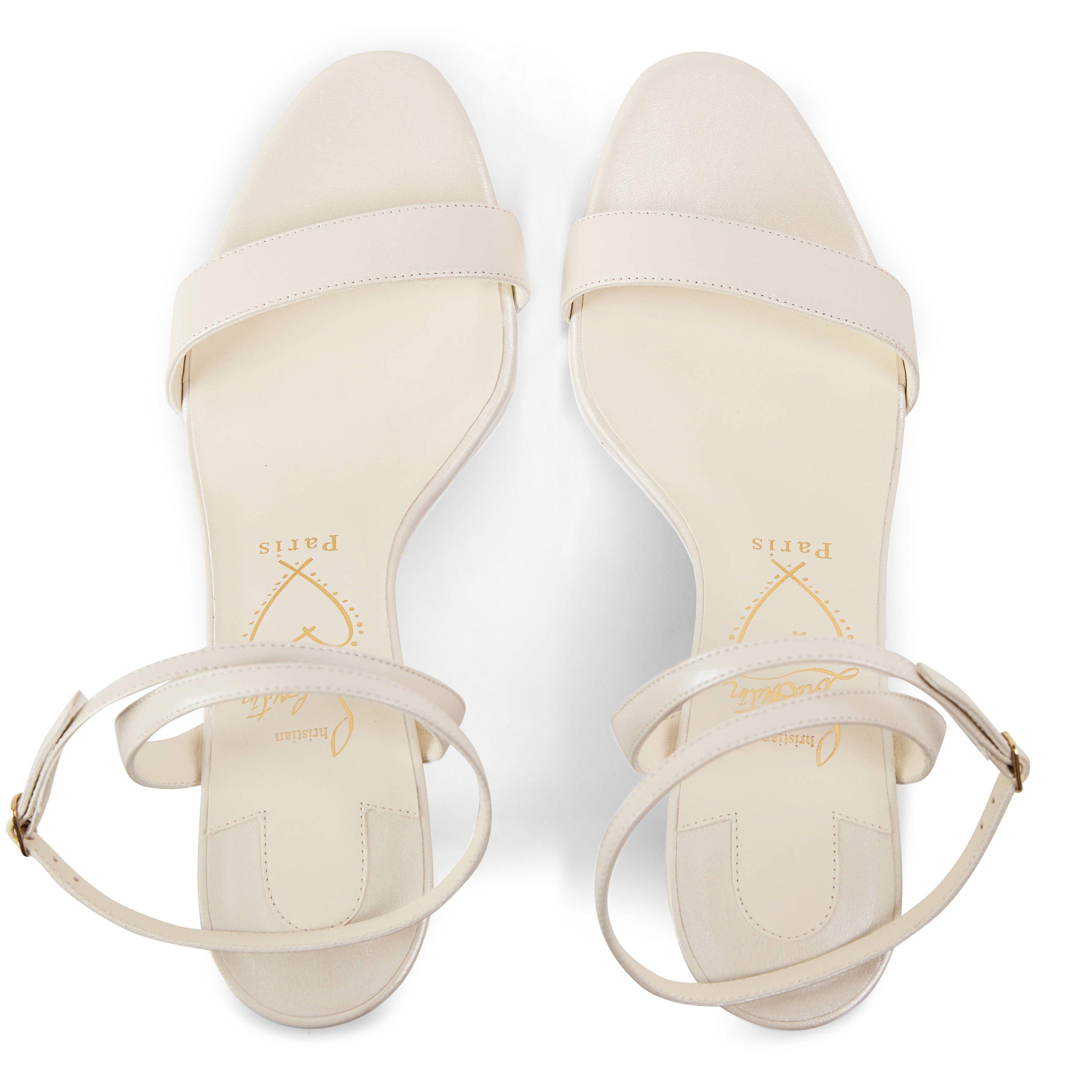 Bianco Snow - Christian Louboutin - Chr Miss Z Sandal 80 Ld62 - 4