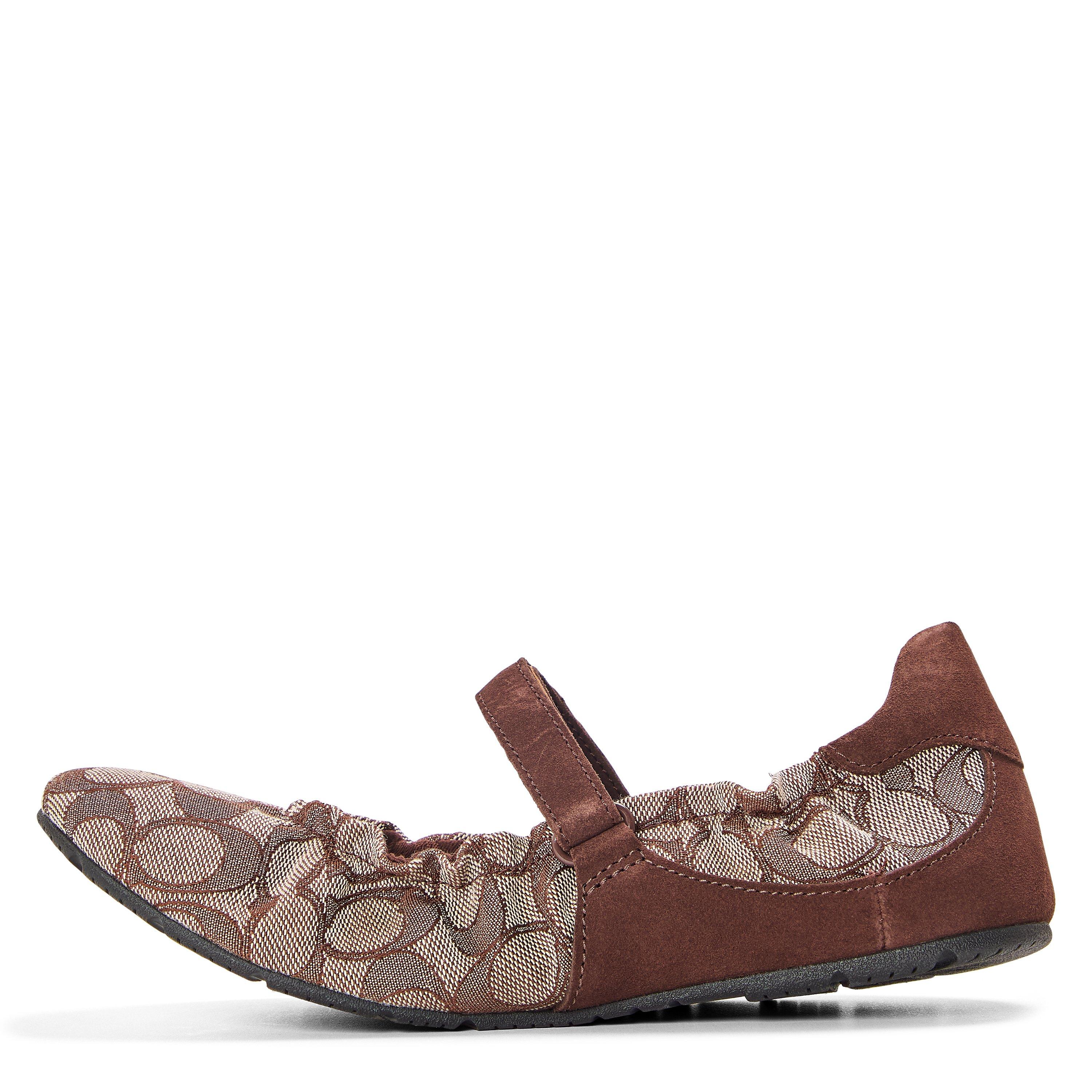 Brown Signature - Coach - Women's Ballet Pumps - 2