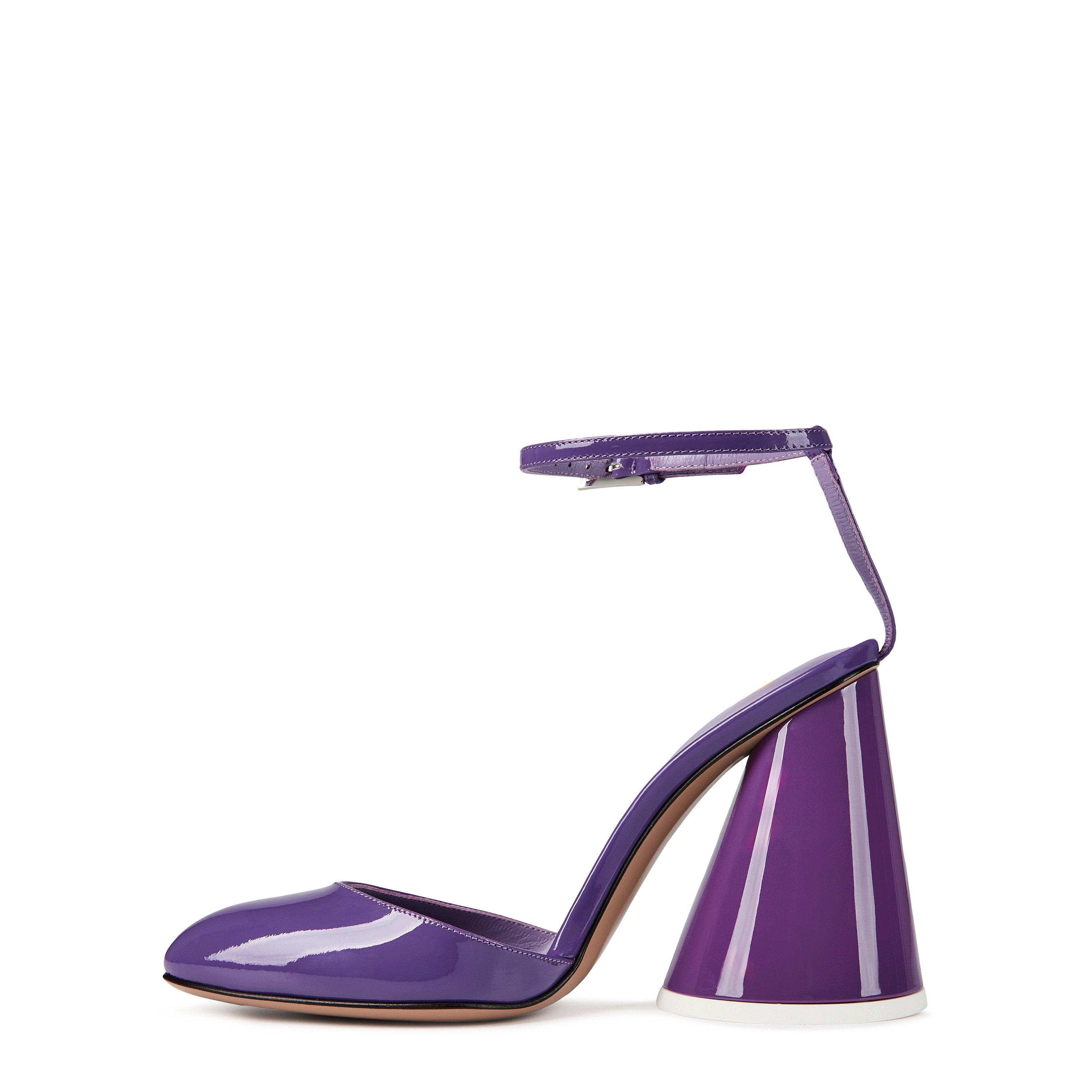 Violet - The Attico - Women's Luz Slingback Block Court Shoes - 3