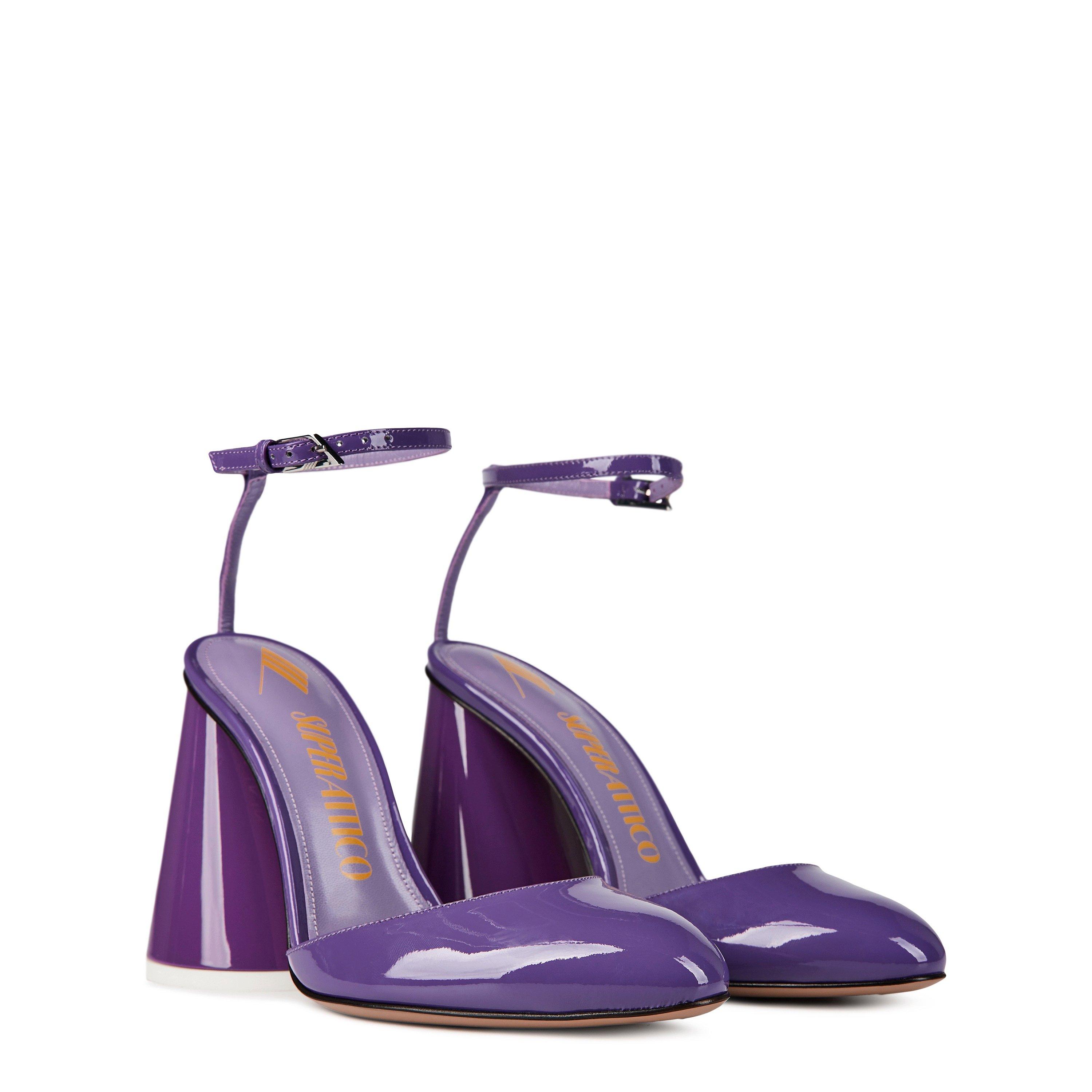 Violet - The Attico - Women's Luz Slingback Block Court Shoes - 4