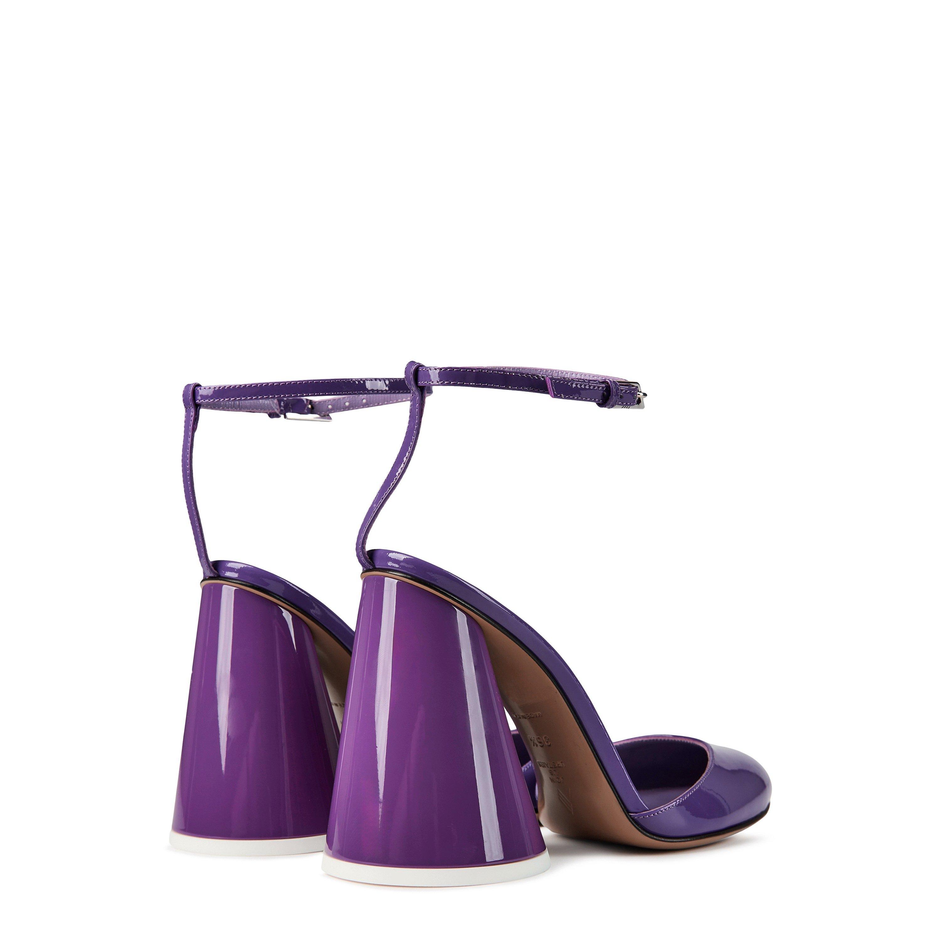 Violet - The Attico - Women's Luz Slingback Block Court Shoes - 5