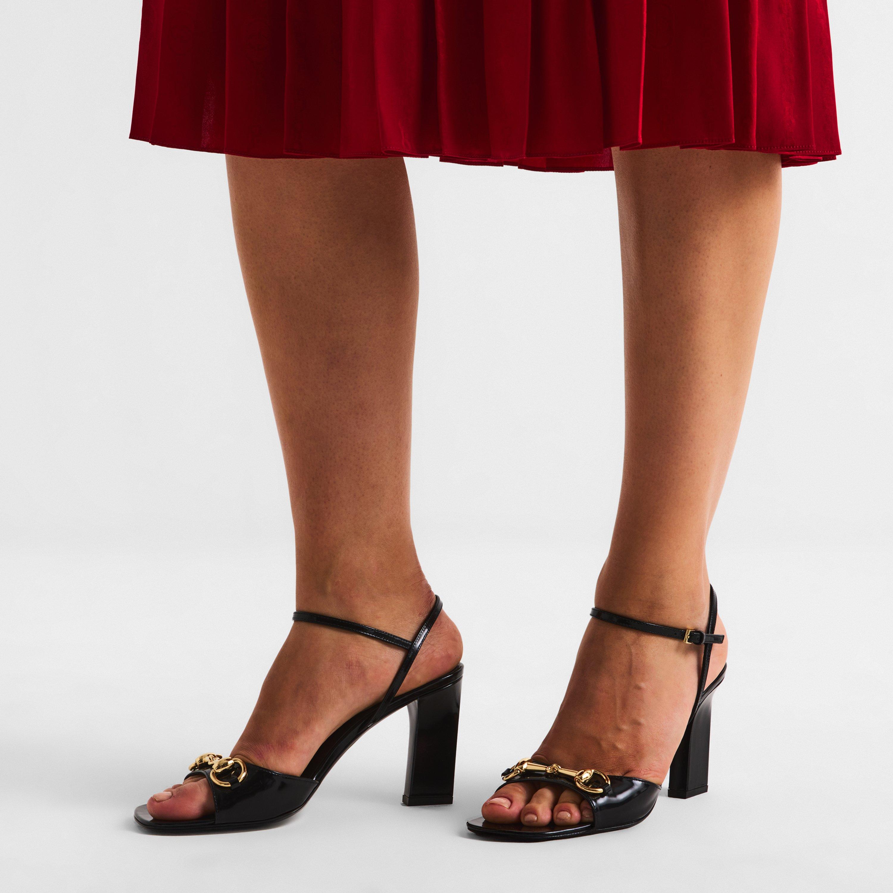 Black - Gucci - Women's Zhora 100H Heeled Sandals - 3