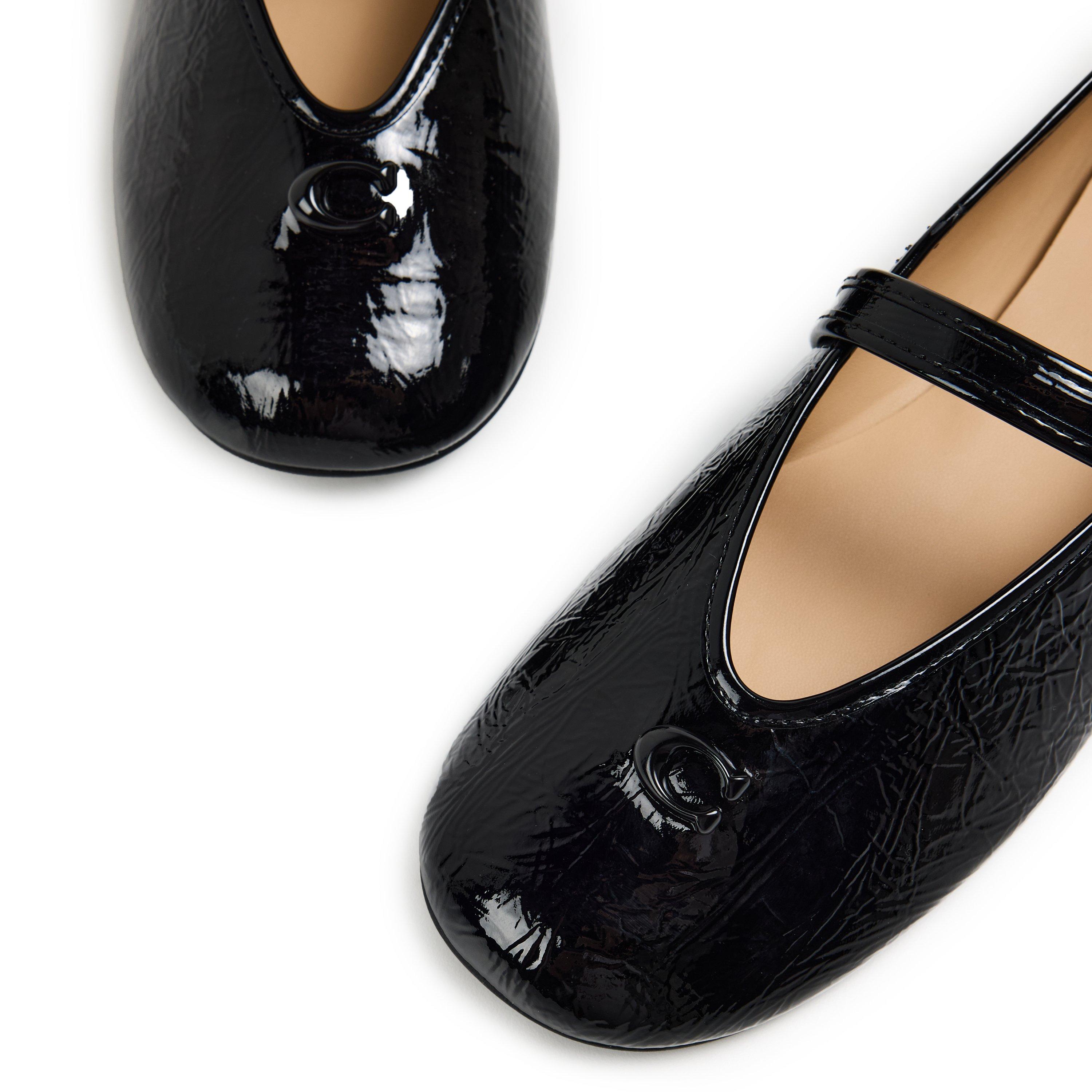 Black - Coach - Womens Mary Jane Ballet Pumps - 3