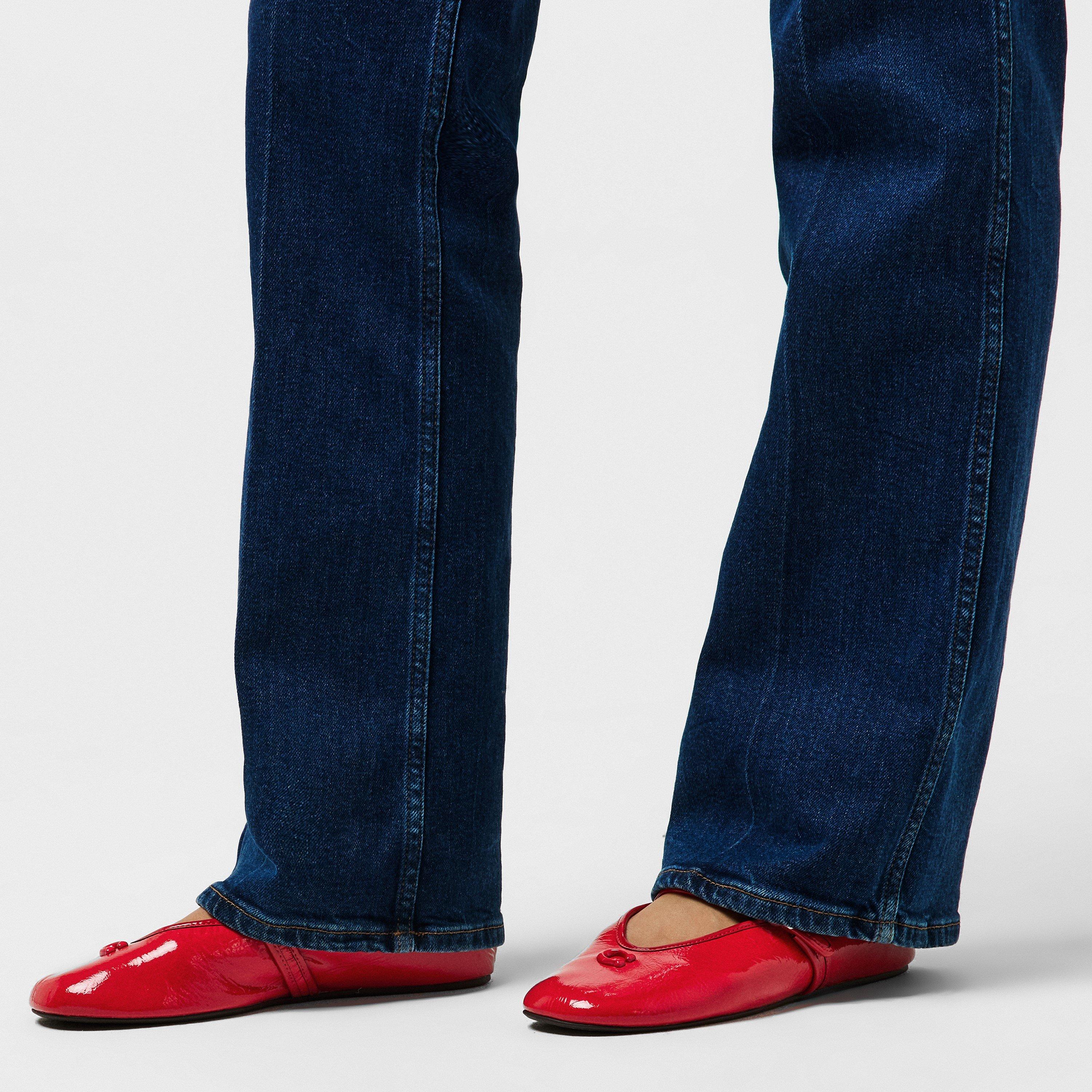 Sport Red - Coach - Women's SculptPump Sculptural Slip-On Ballet Pumps - 3