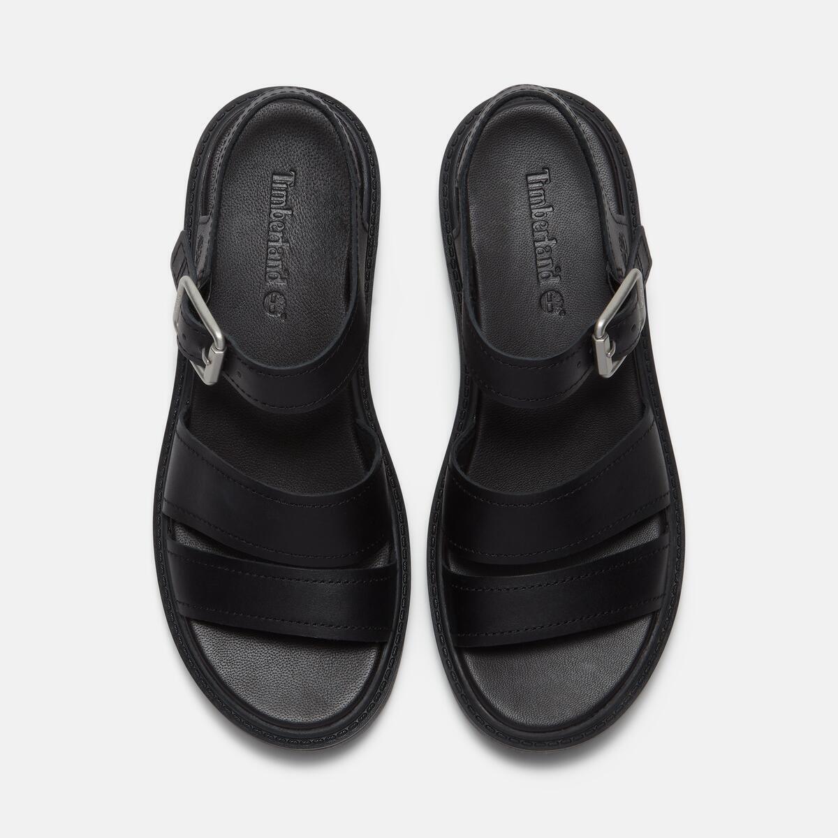 Black - Timberland - Women's Gladiator Flat Sandal - 2