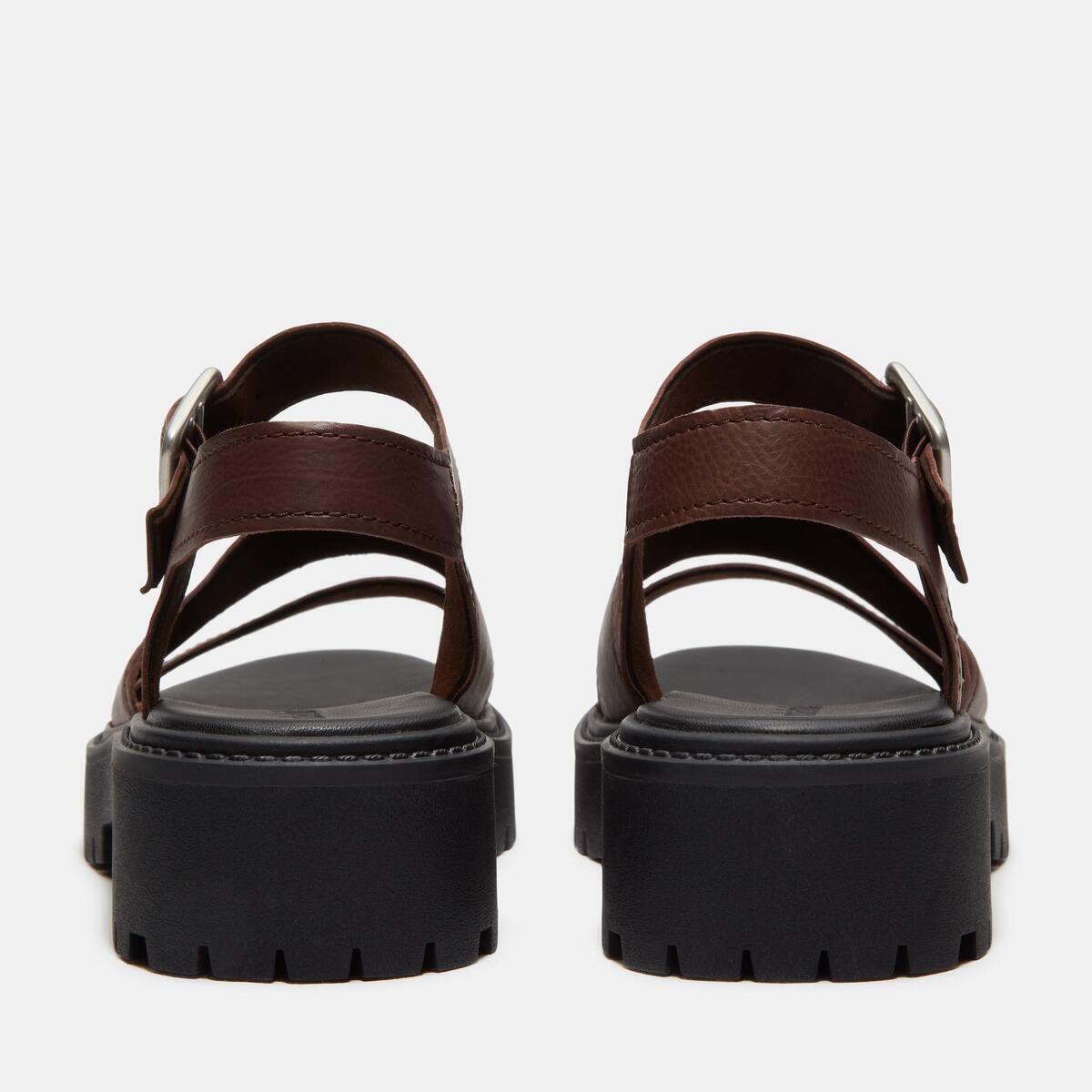 Brown - Timberland - Women's Gladiator Flat Sandal - 4