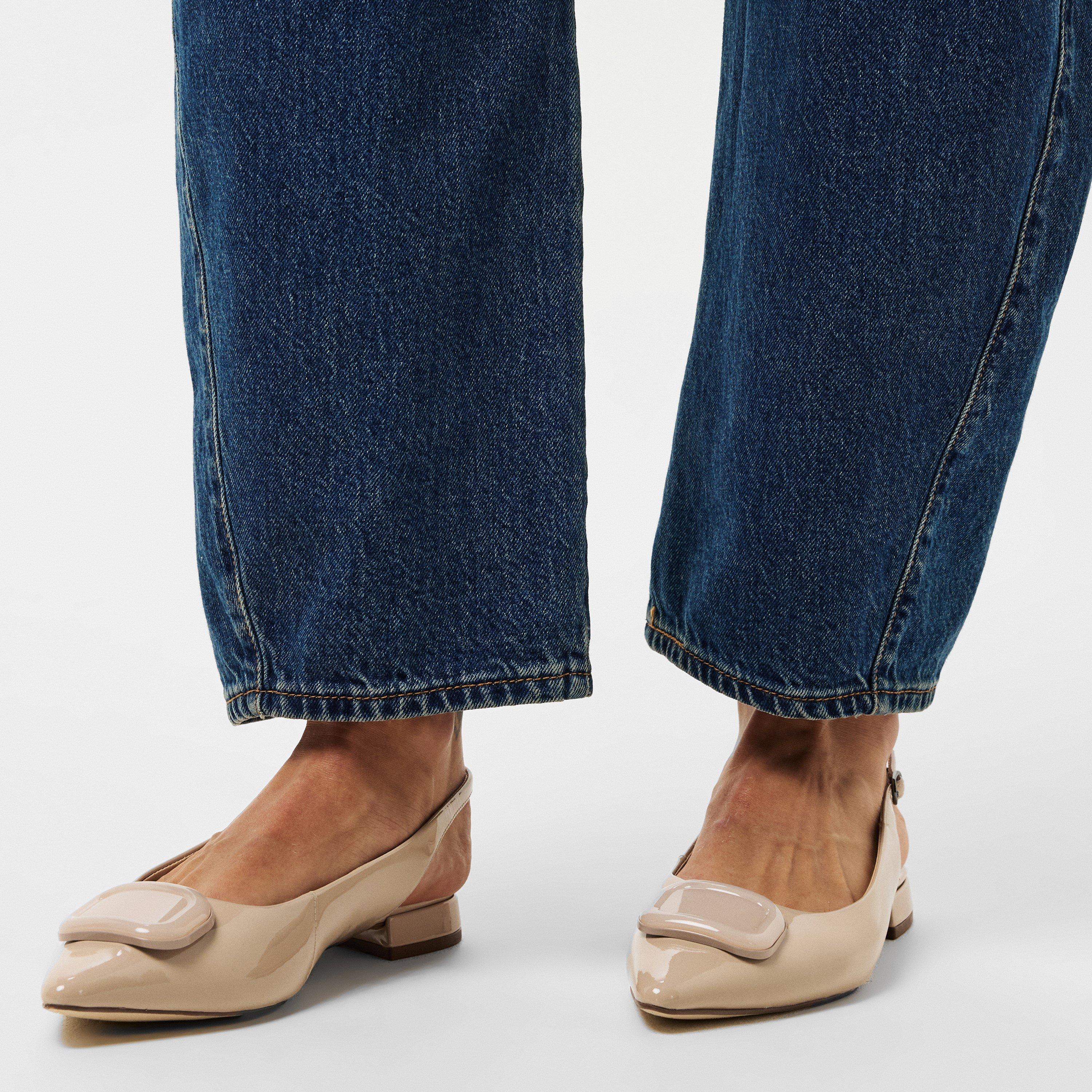 Sand Patent - Clarks - Women's Sensa15 Trim Slingbacks - 3