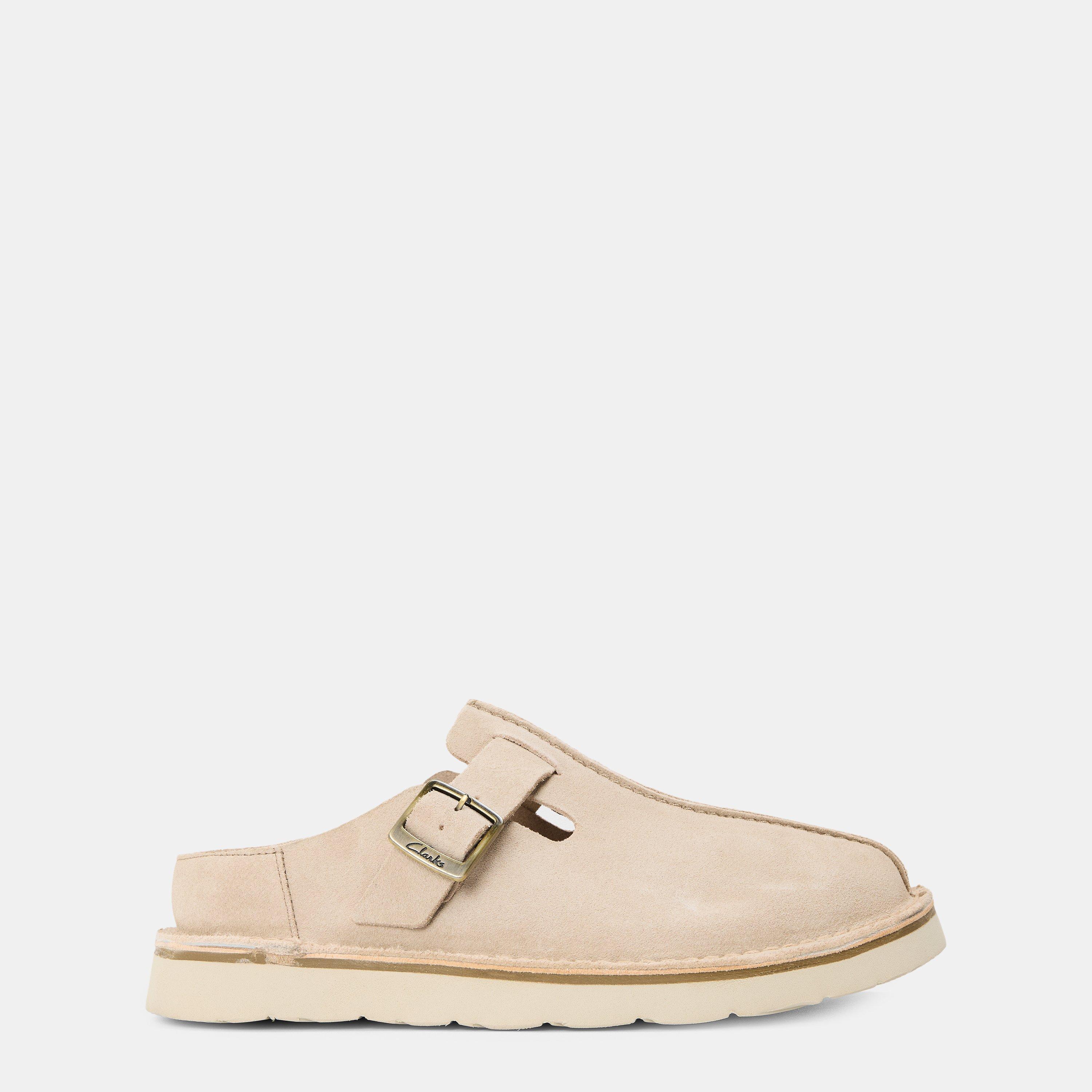 Clarks Women's Solsbury Flat Mules - Sand Suede - 5 (38)