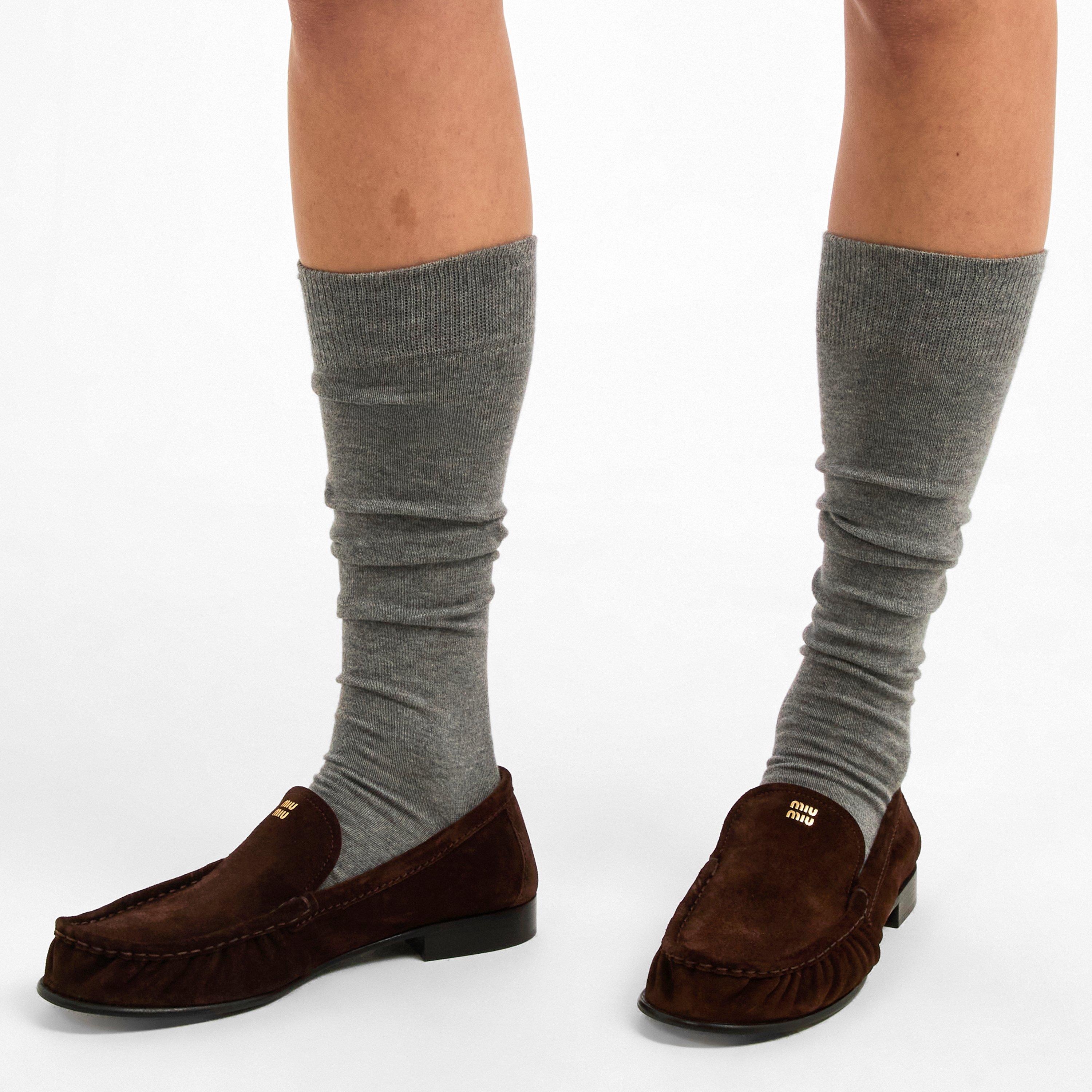 Moro - Miu Miu - Suede Loafers - 3