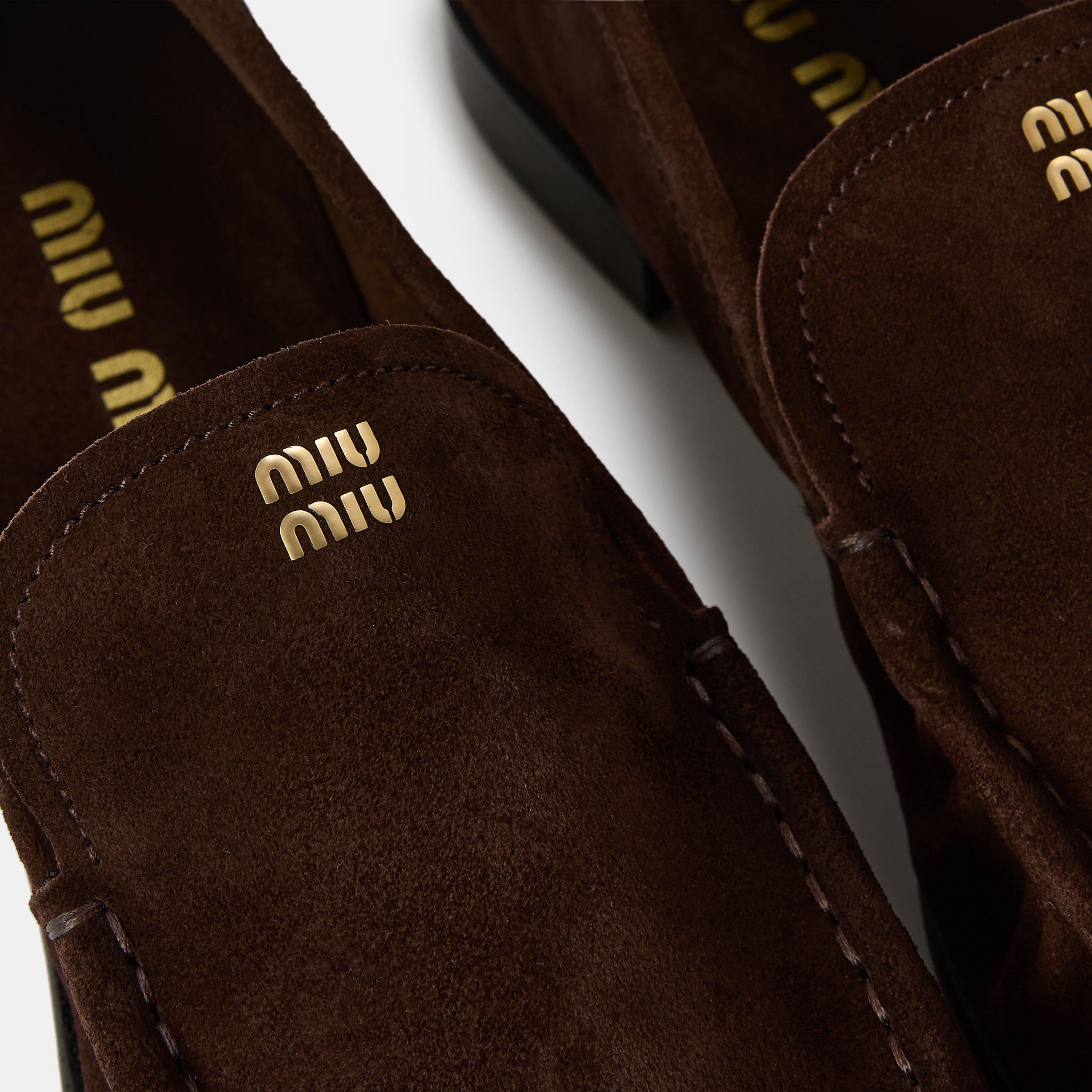 Moro - Miu Miu - Suede Loafers - 4