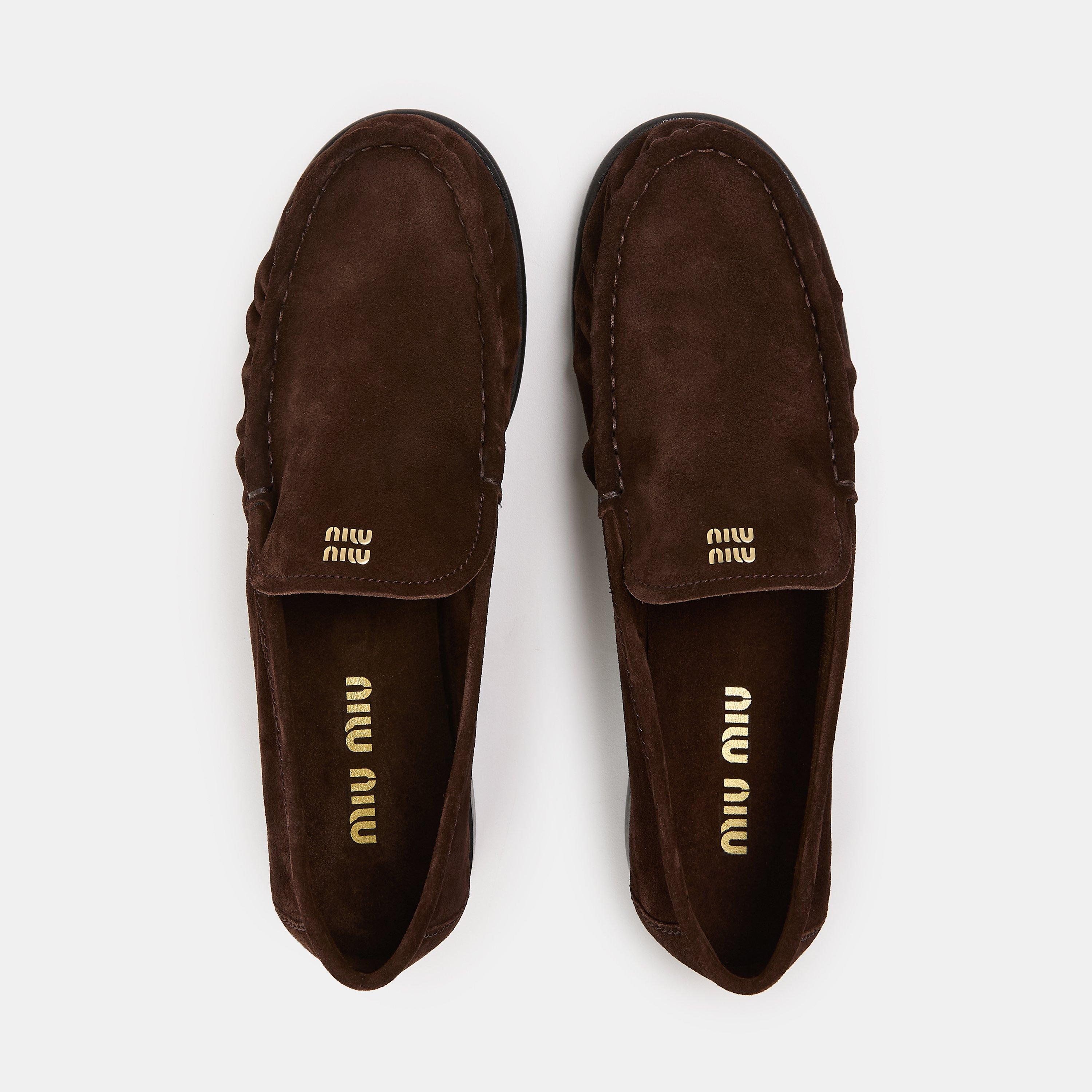 Moro - Miu Miu - Suede Loafers - 5