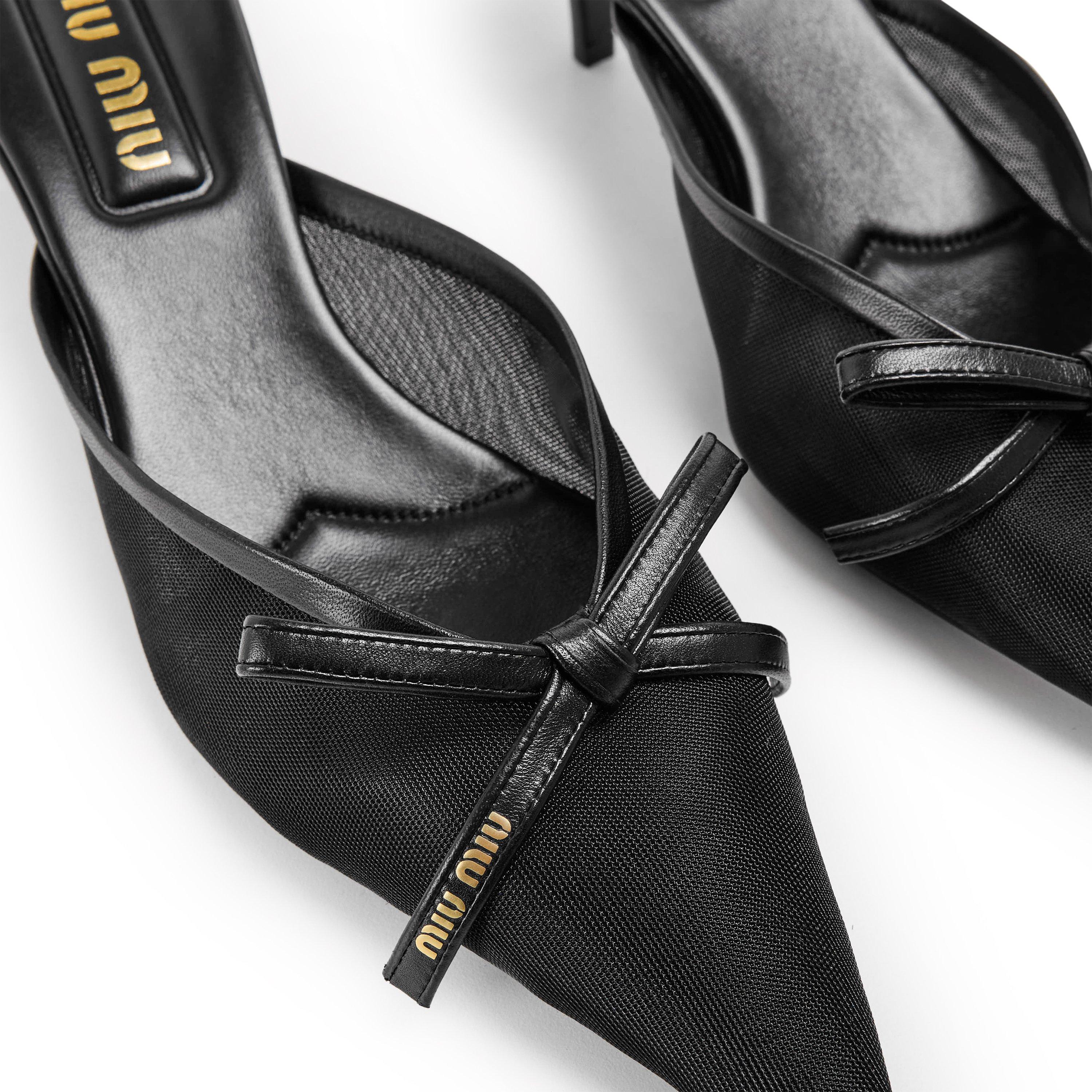 Nero - Miu Miu - Women's Heeled Mules - 3